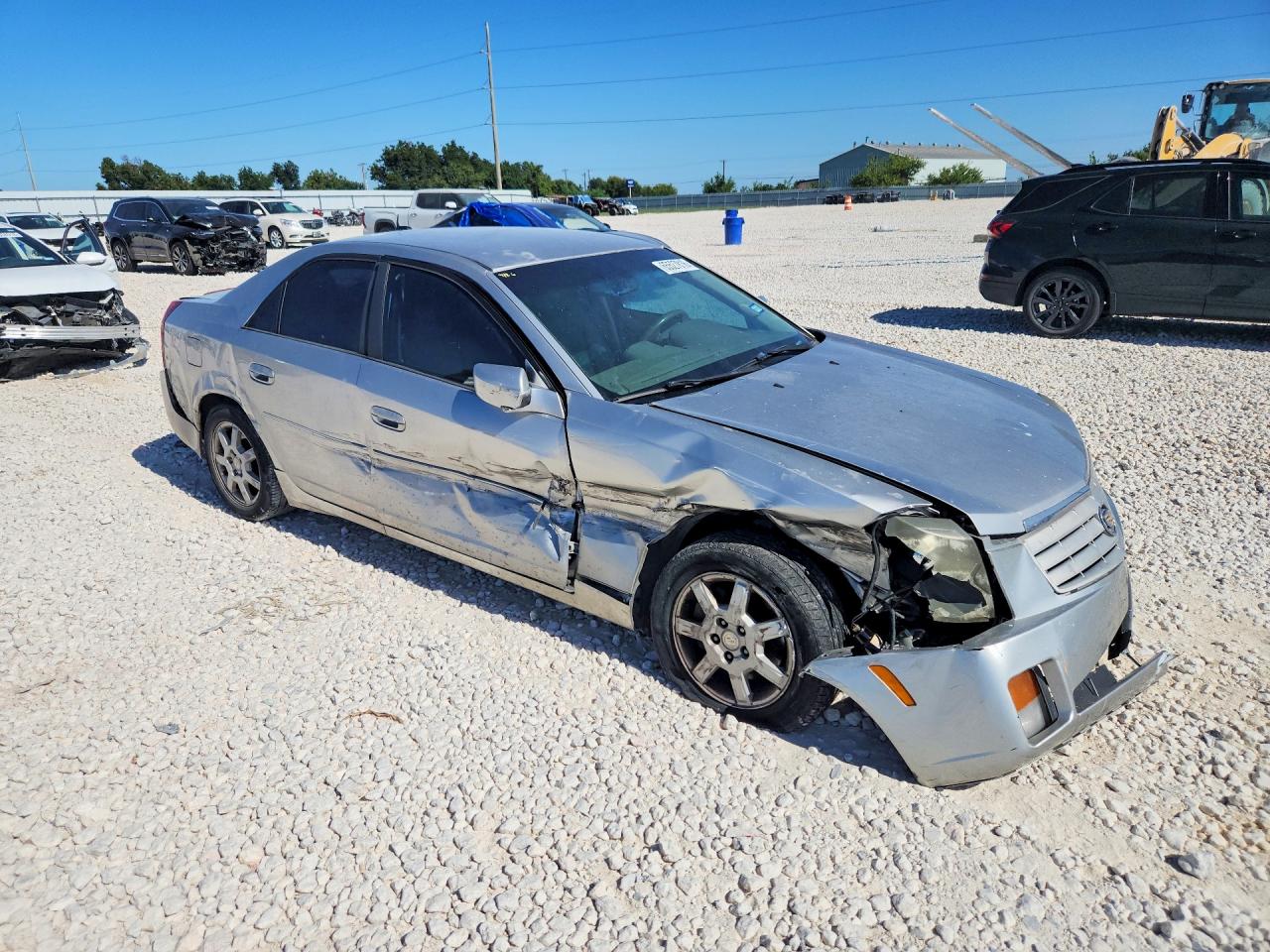 2007 Cadillac Cts Hi Feature V6 Silver vin: 1G6DP577670159616