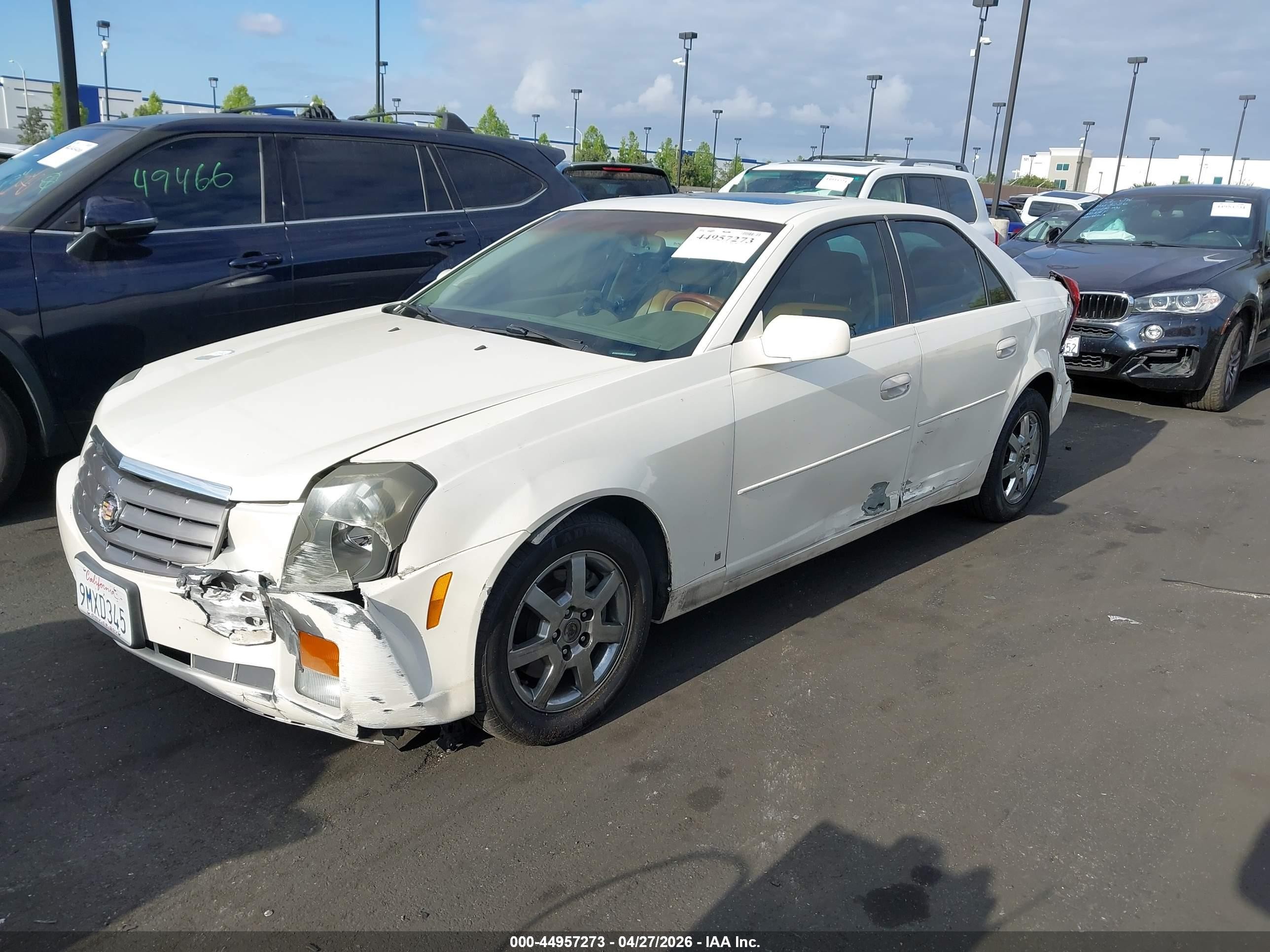 2006 Cadillac Cts Standard White vin: 1G6DP577760116515