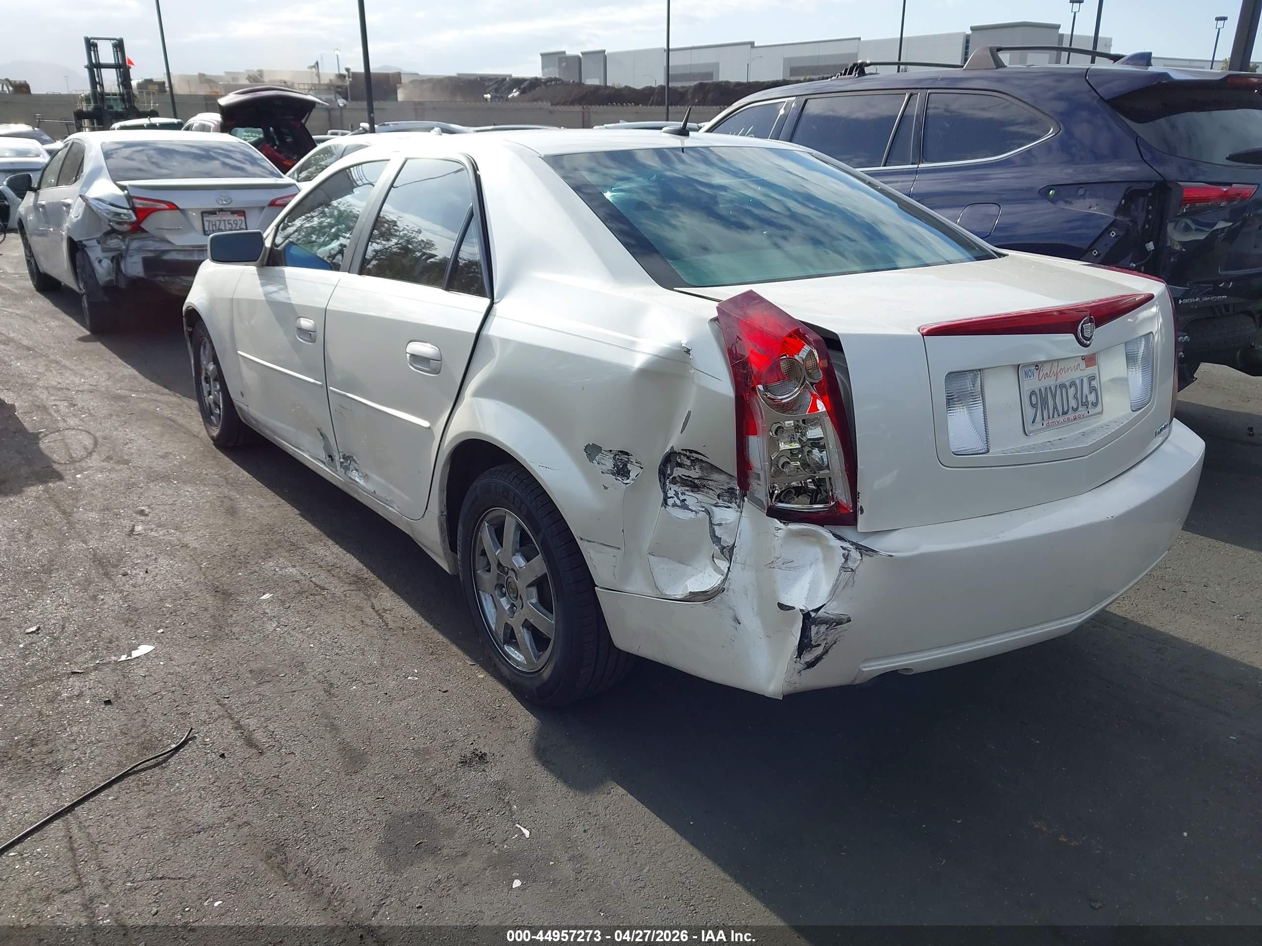 2006 Cadillac Cts Standard White vin: 1G6DP577760116515