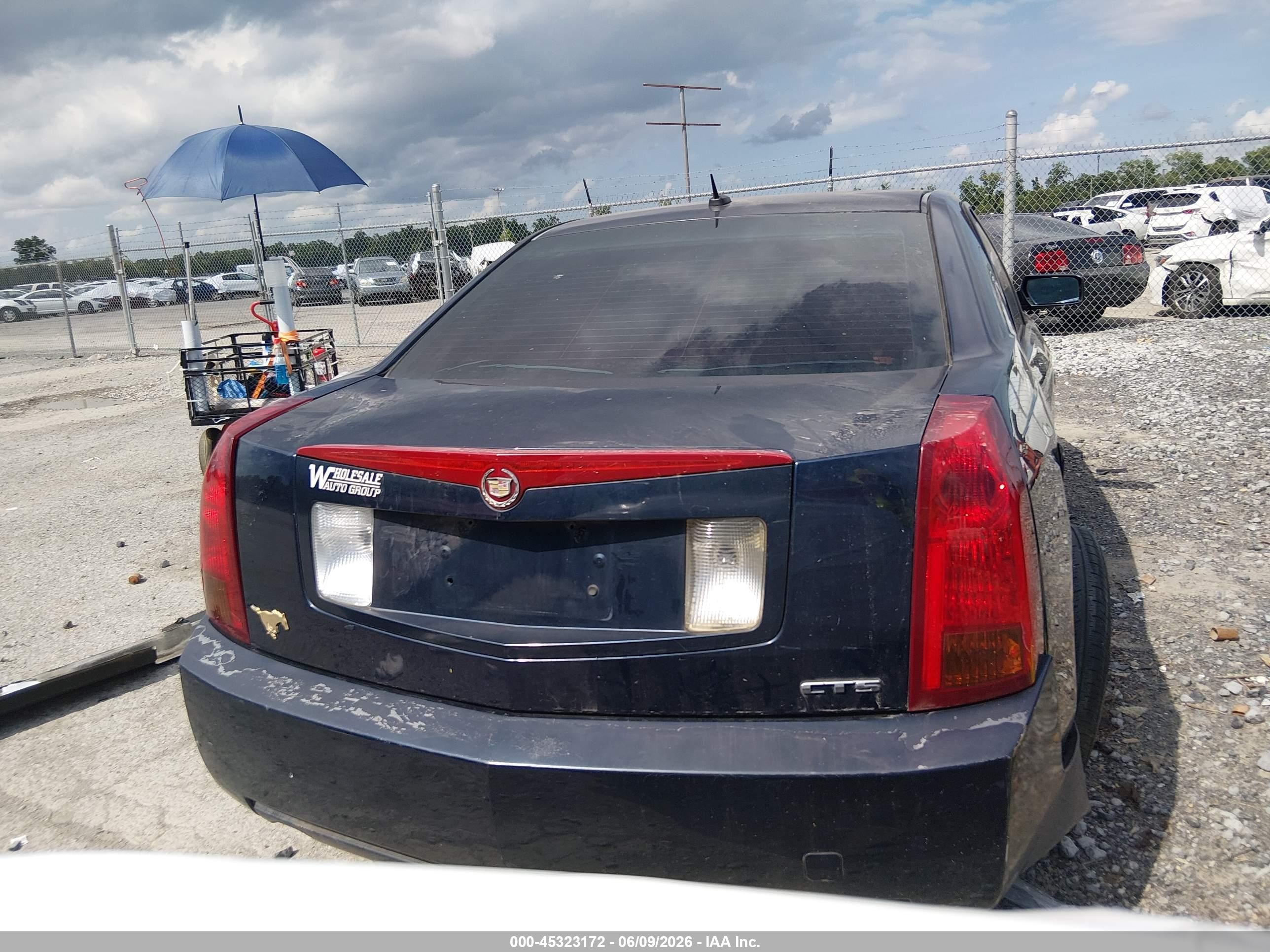2006 Cadillac Cts Standard Blue vin: 1G6DP577760122055