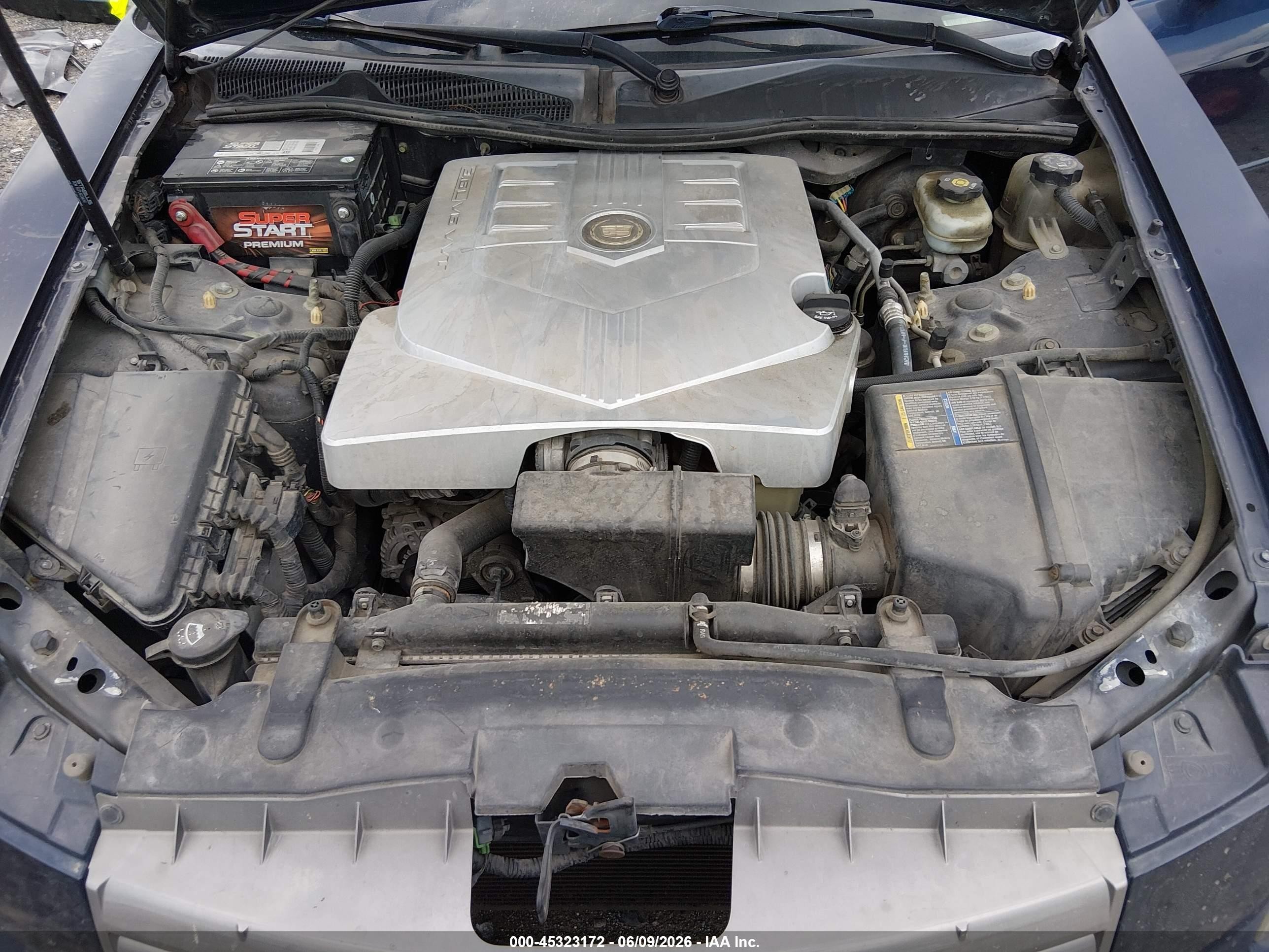 2006 Cadillac Cts Standard Blue vin: 1G6DP577760122055