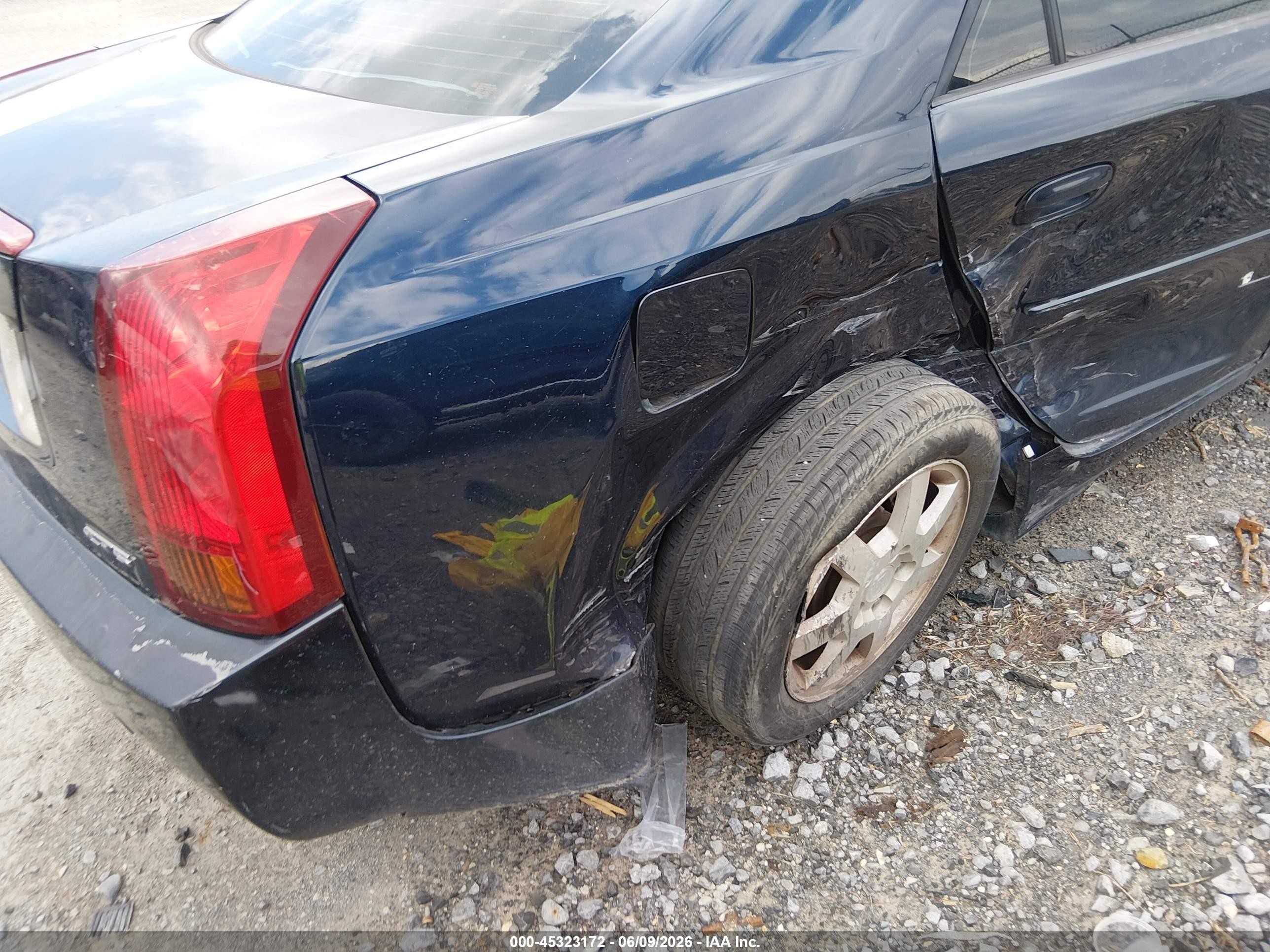 2006 Cadillac Cts Standard Blue vin: 1G6DP577760122055