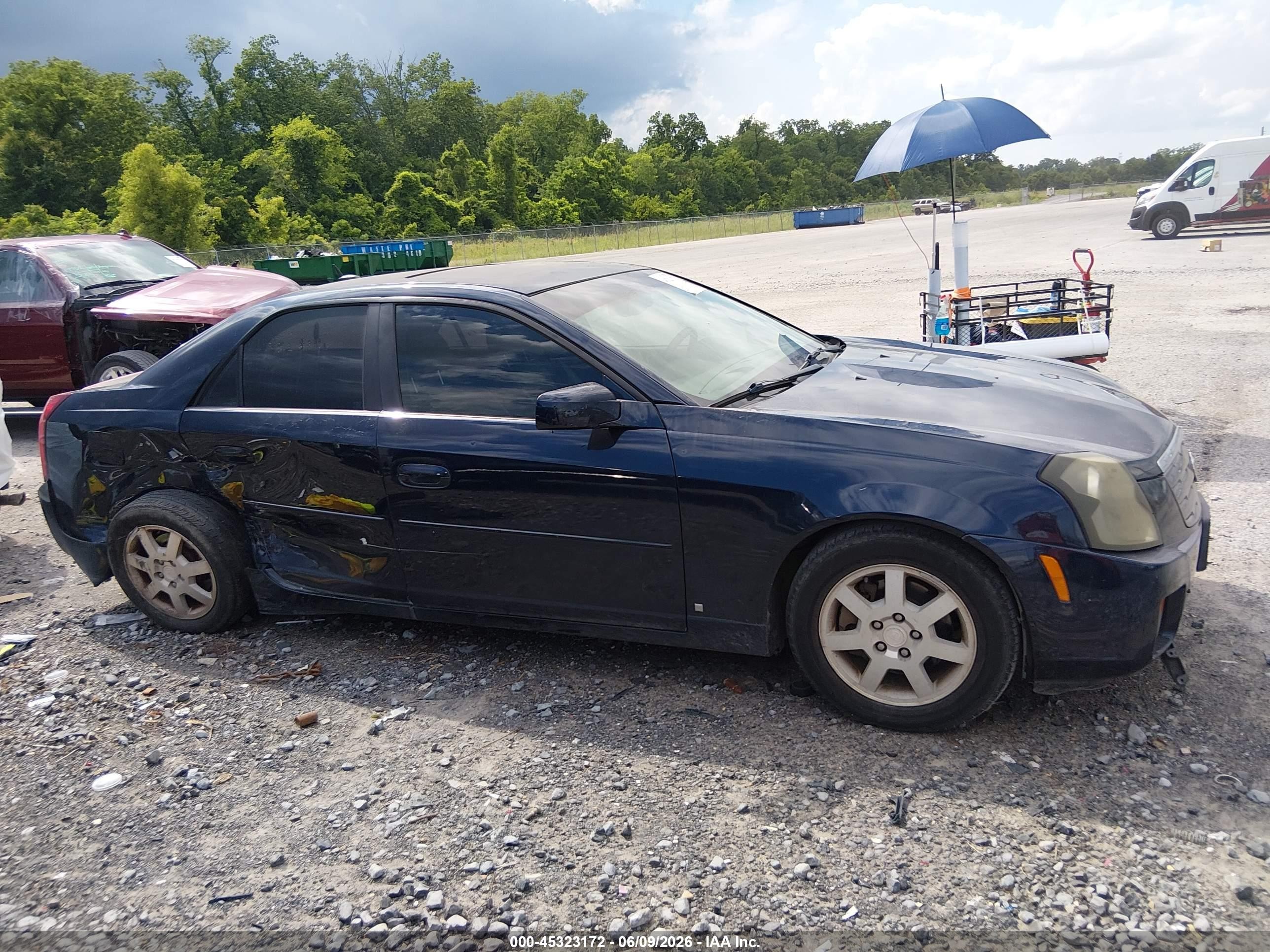 2006 Cadillac Cts Standard Blue vin: 1G6DP577760122055