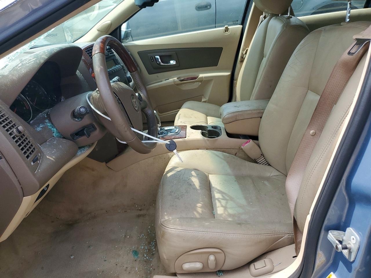 2007 Cadillac Cts Hi Feature V6 Blue vin: 1G6DP577770141724