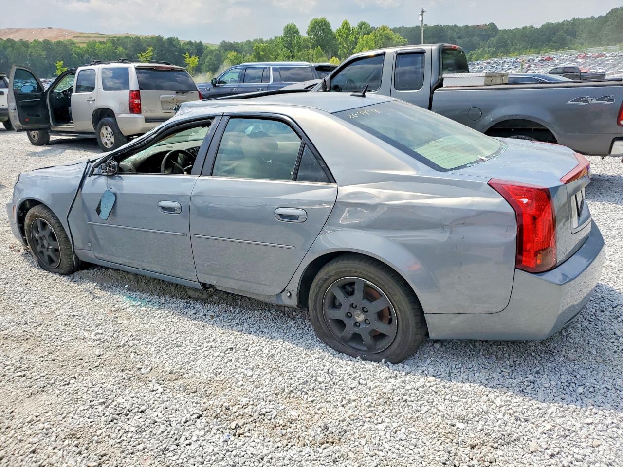 2007 Cadillac Cts Hi Feature V6 Blue vin: 1G6DP577770141724