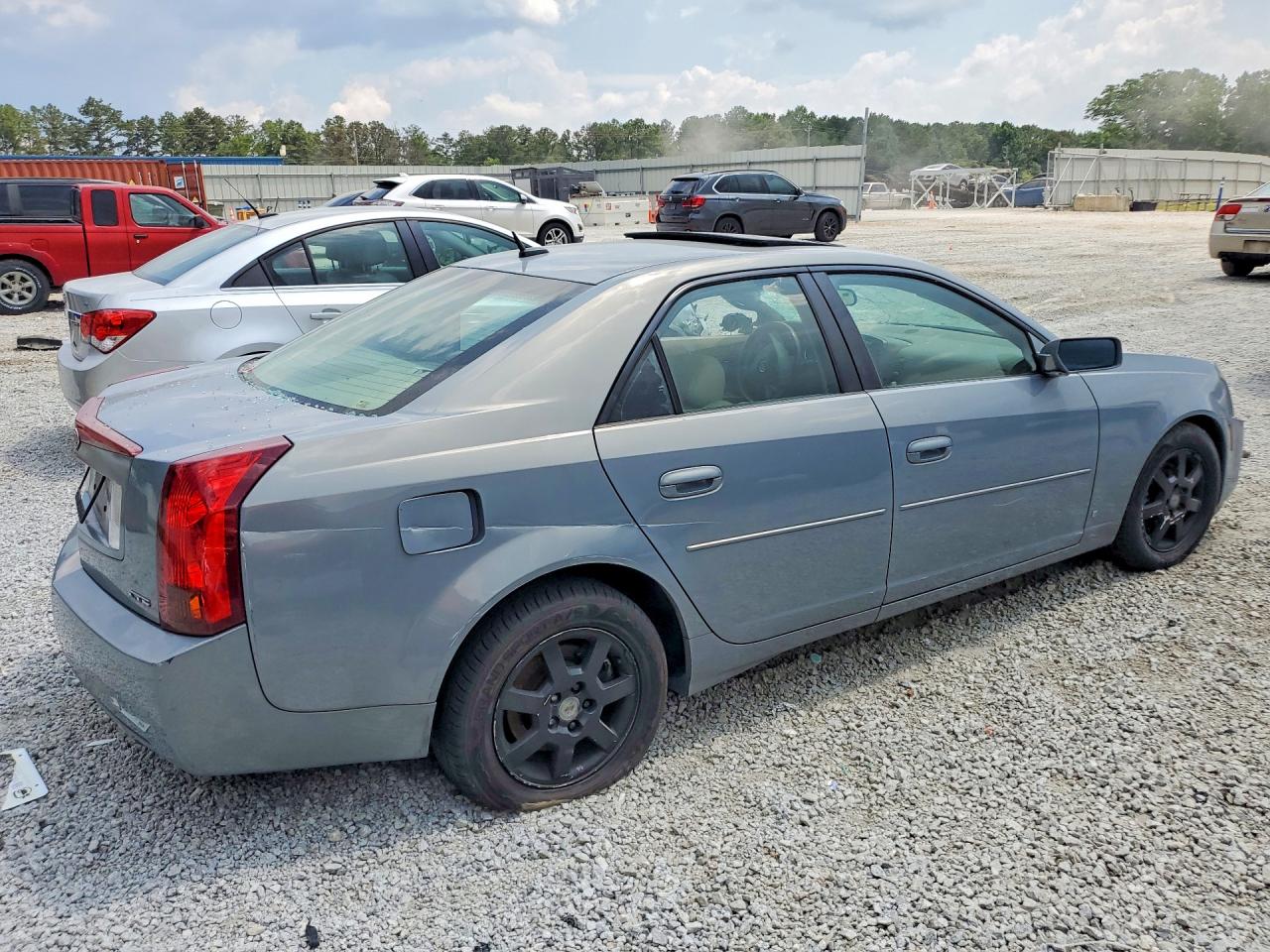 2007 Cadillac Cts Hi Feature V6 Blue vin: 1G6DP577770141724