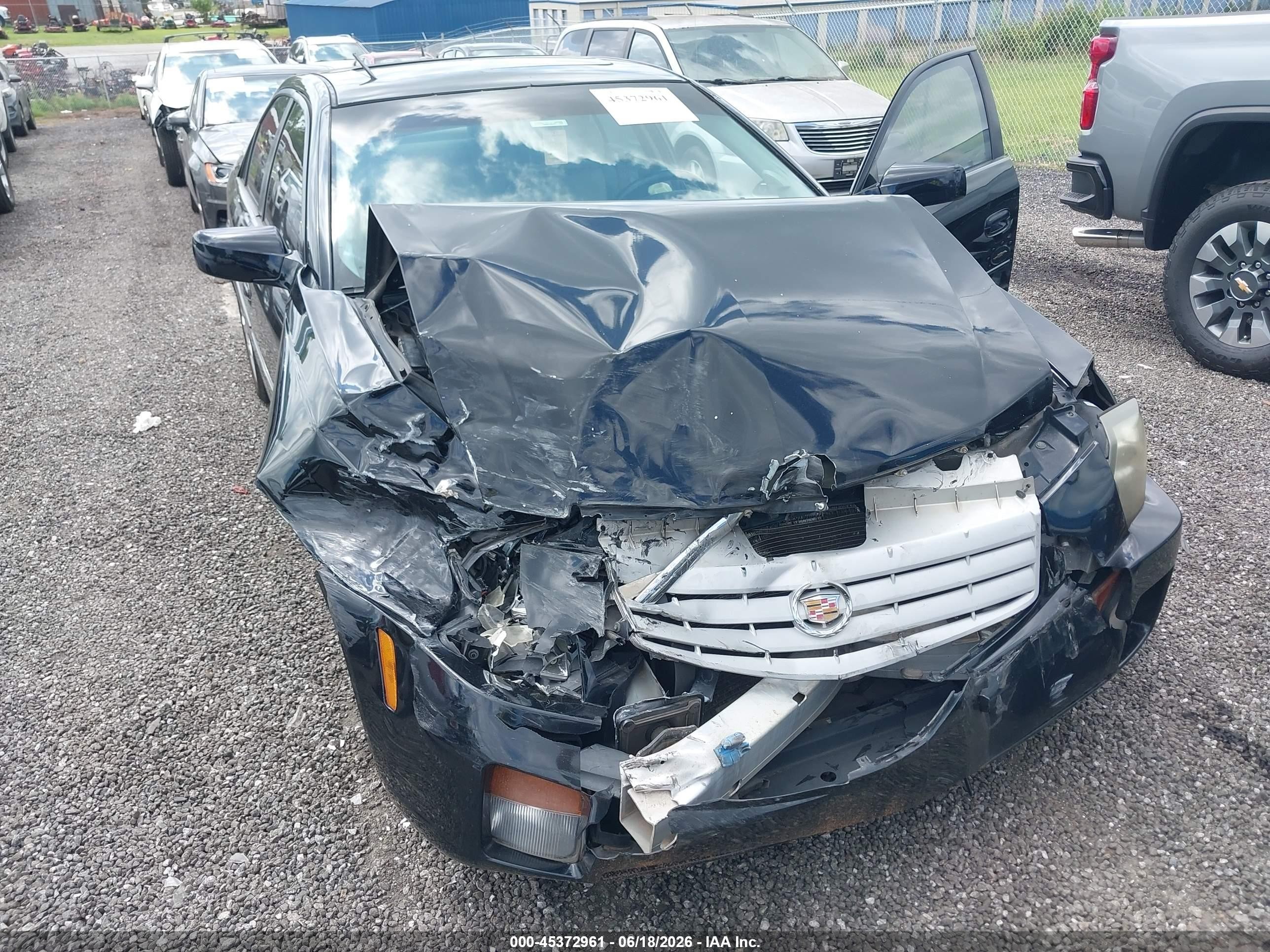 2006 Cadillac Cts Standard Black vin: 1G6DP577860149863