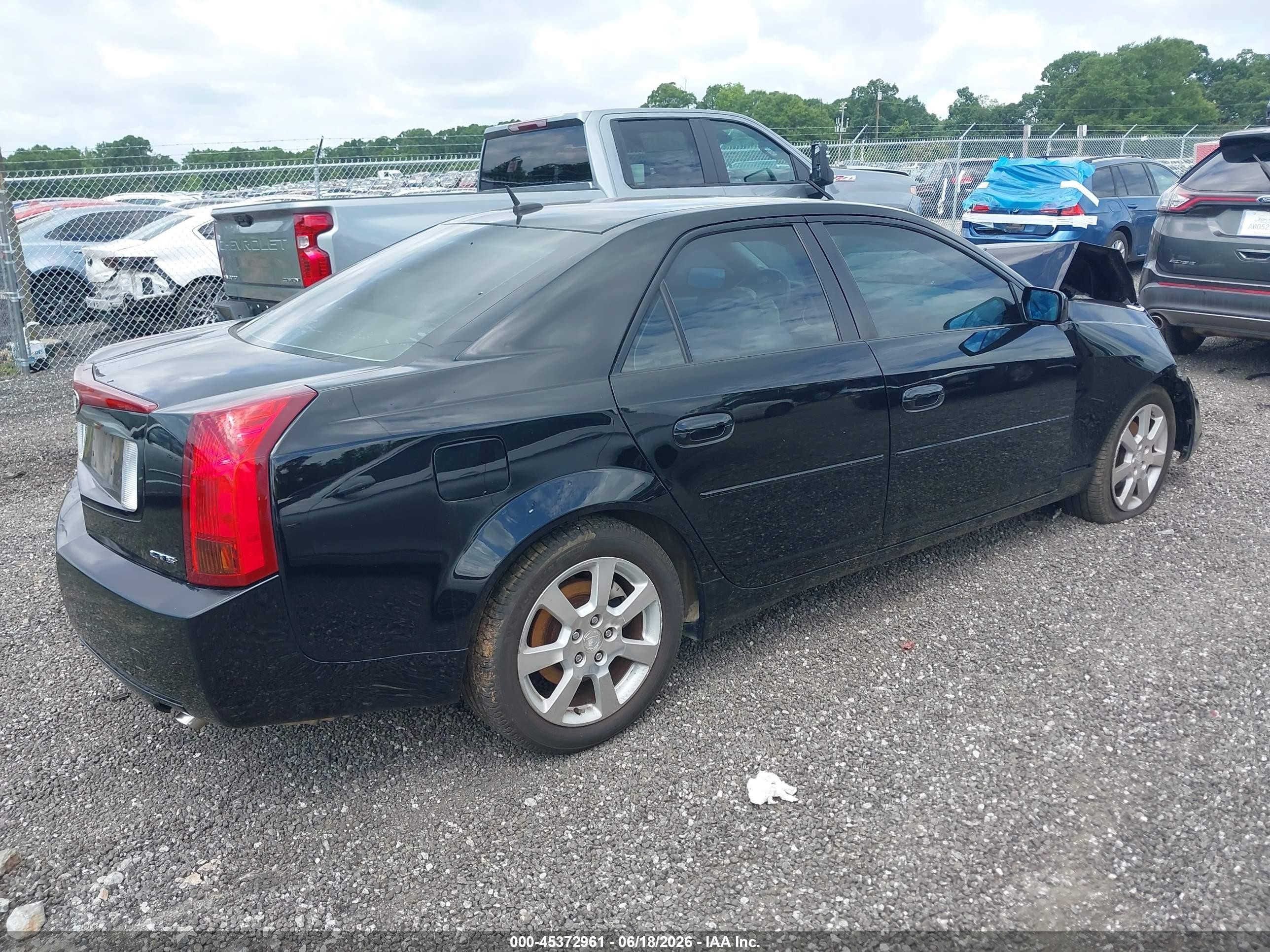 2006 Cadillac Cts Standard Black vin: 1G6DP577860149863