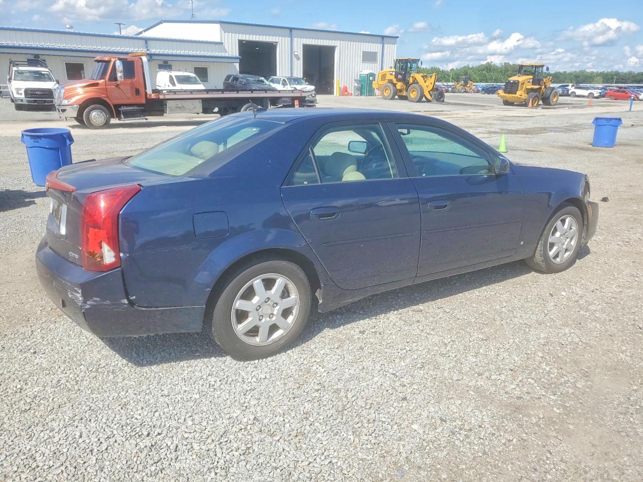 2007 Cadillac Cts Hi Feature V6 Blue vin: 1G6DP577870112426
