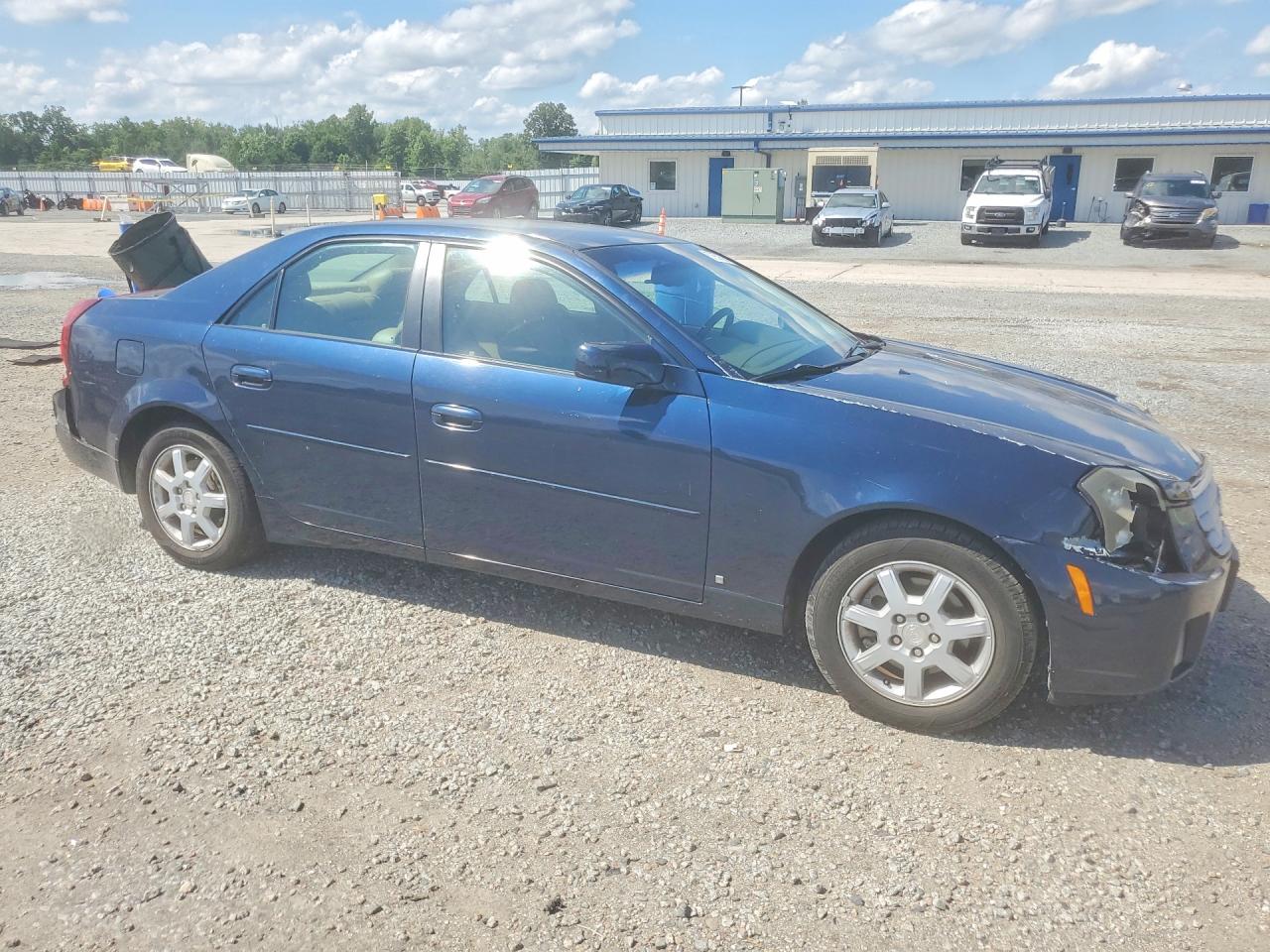 2007 Cadillac Cts Hi Feature V6 Blue vin: 1G6DP577870112426