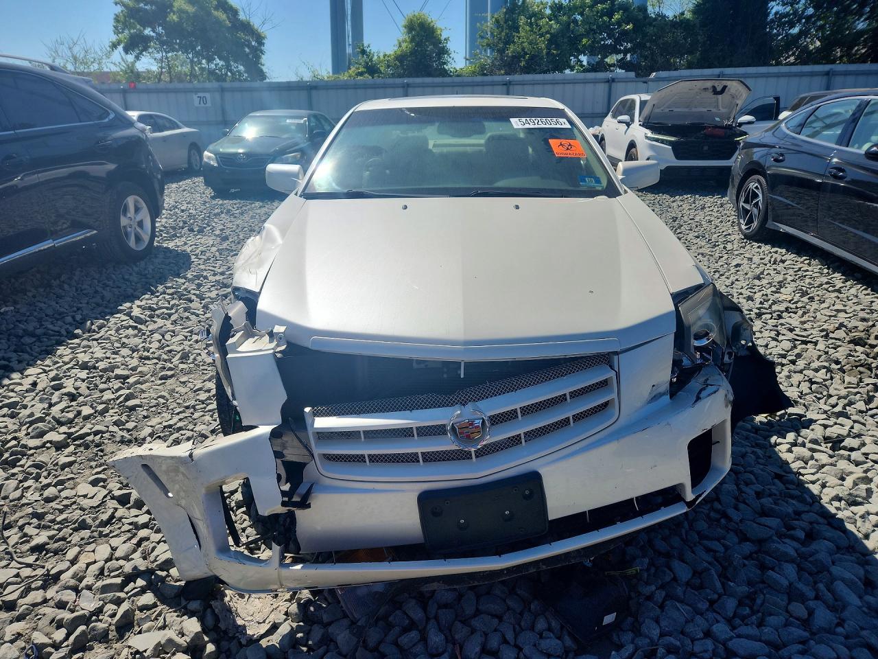 2007 Cadillac Cts Hi Feature V6 White vin: 1G6DP577870121773