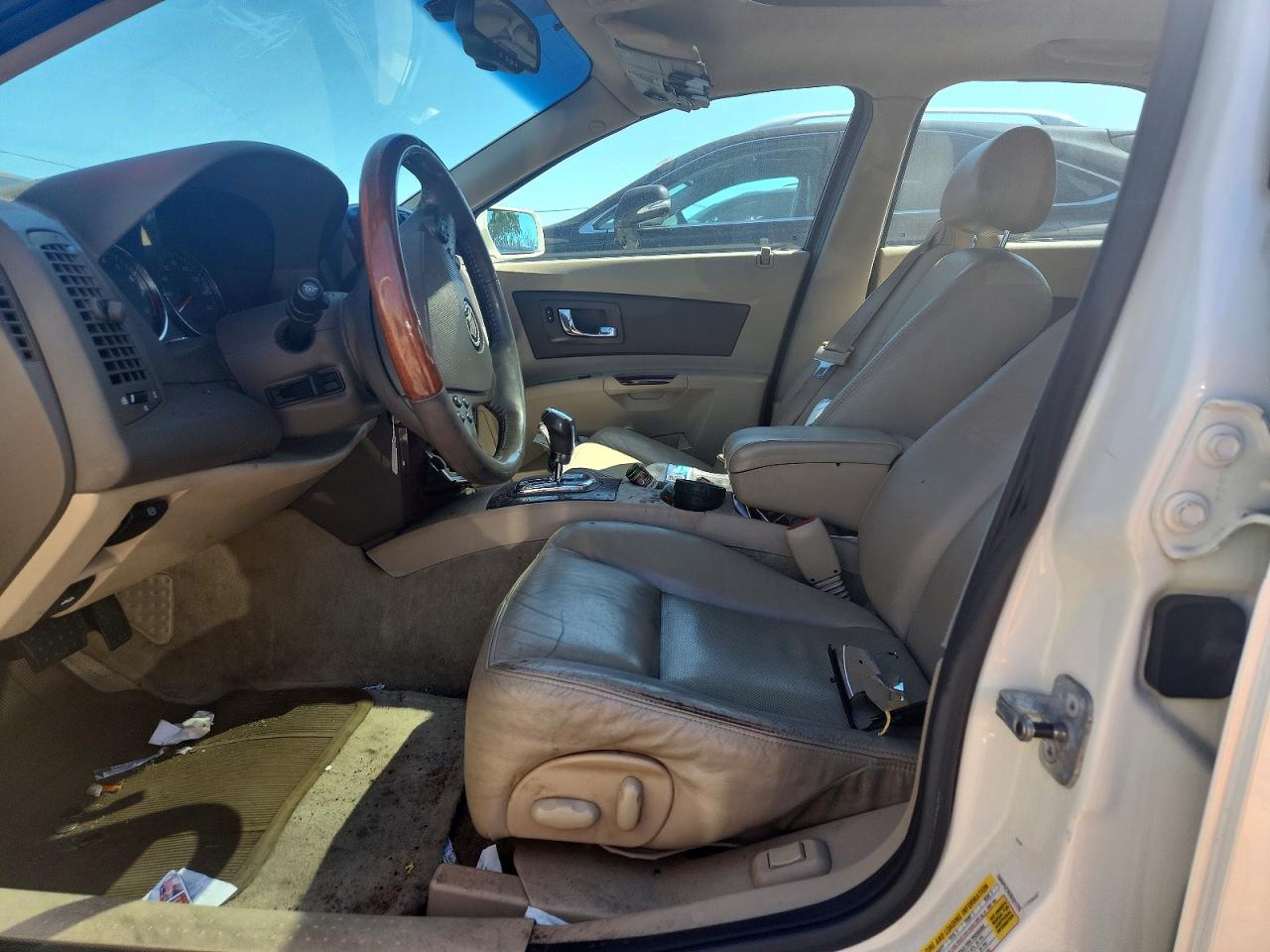 2007 Cadillac Cts Hi Feature V6 White vin: 1G6DP577870121773
