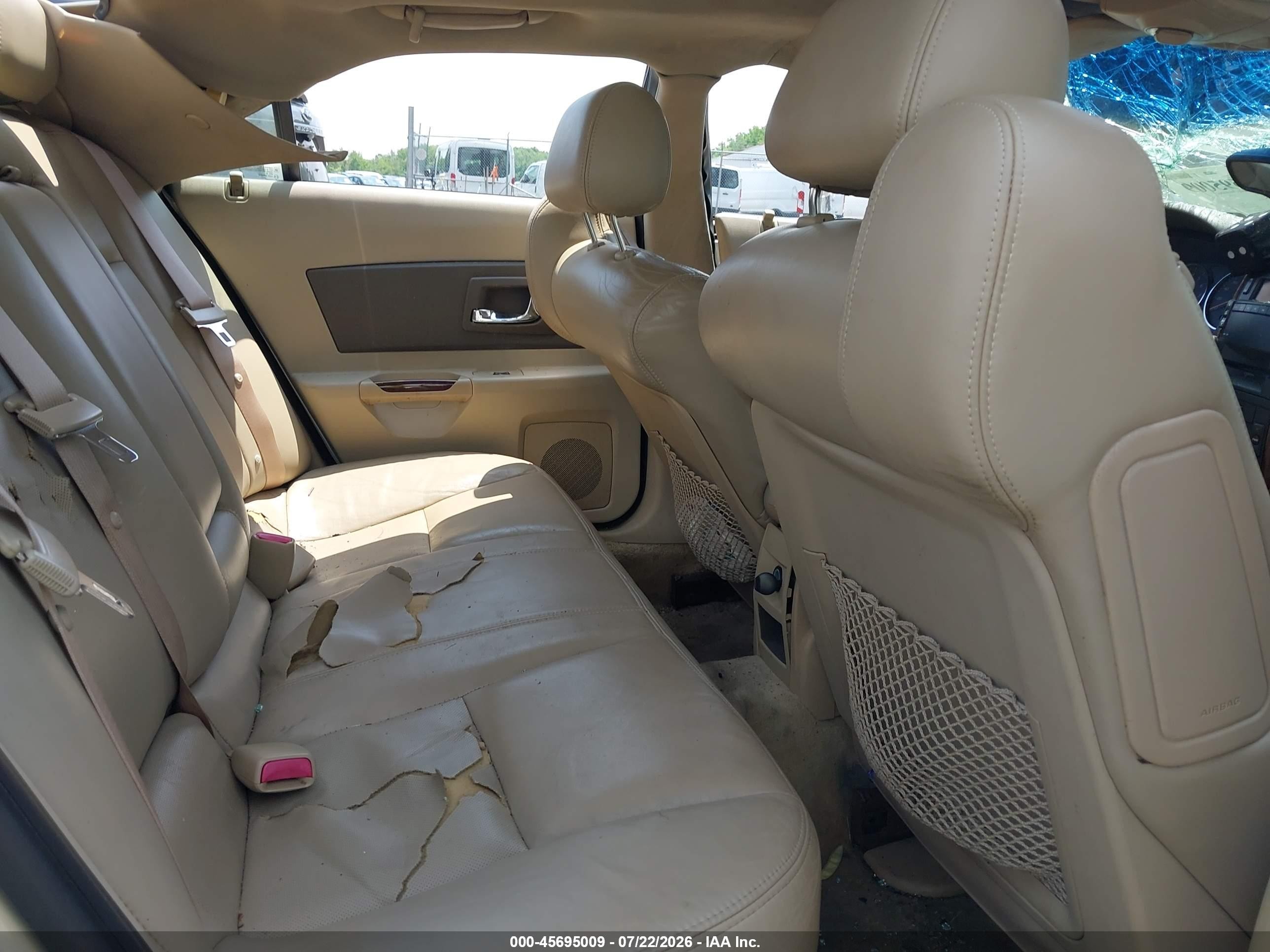 2007 Cadillac Cts Base W/1sb Champagne vin: 1G6DP577870142042