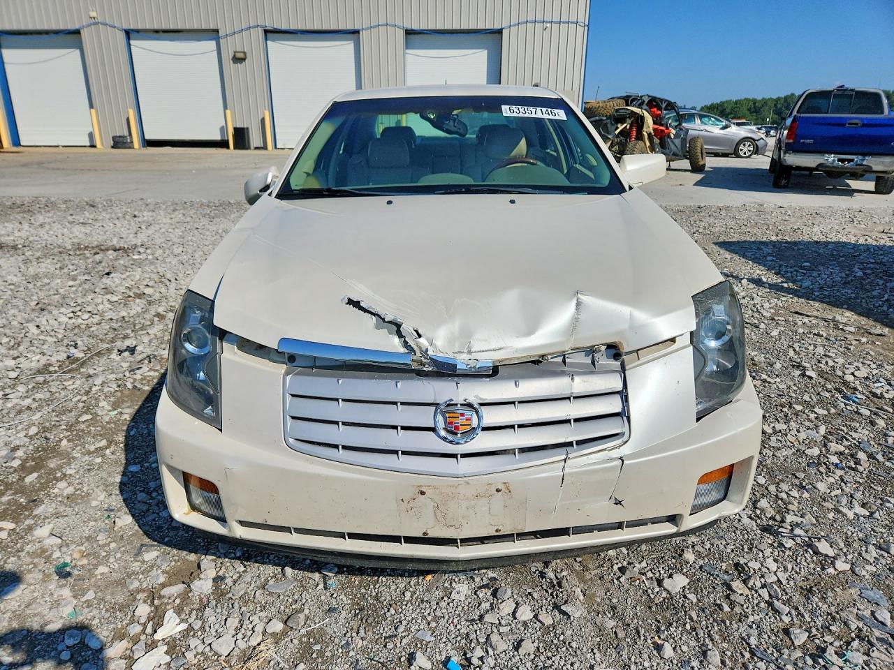 2007 Cadillac Cts Hi Feature V6 White vin: 1G6DP577970100155