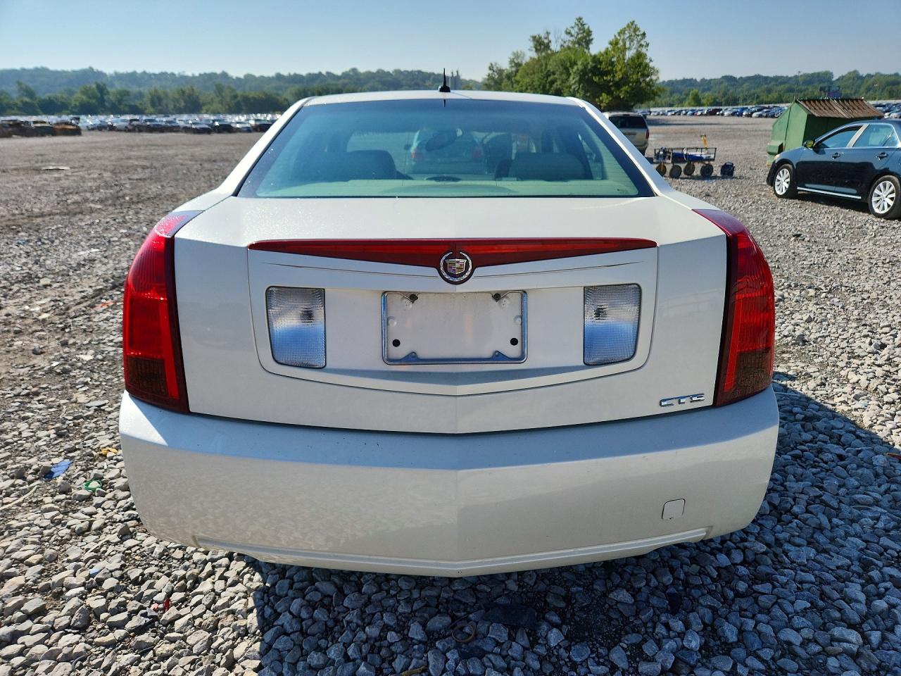 2007 Cadillac Cts Hi Feature V6 White vin: 1G6DP577970100155