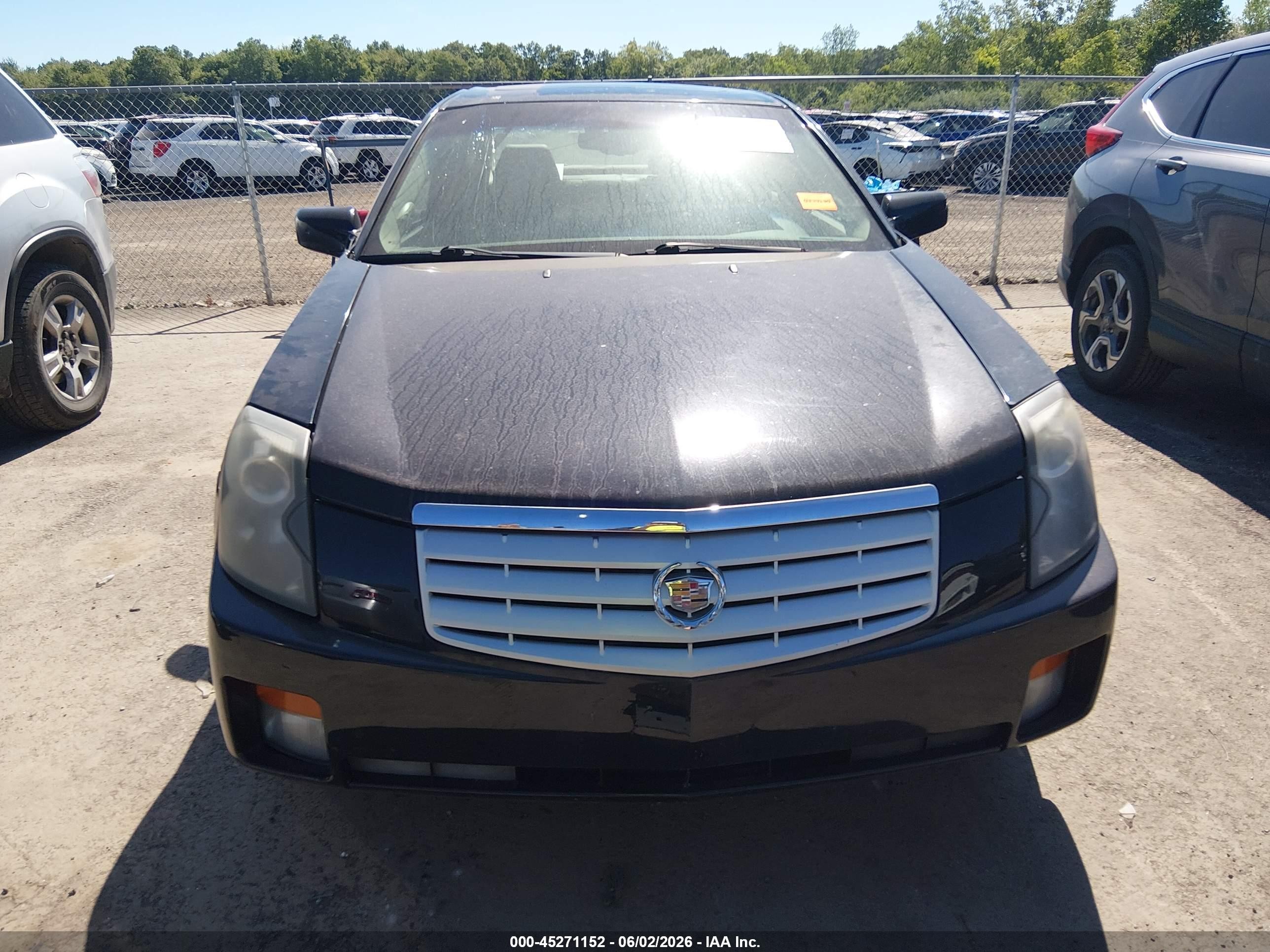2007 Cadillac Cts Standard Black vin: 1G6DP577970165555