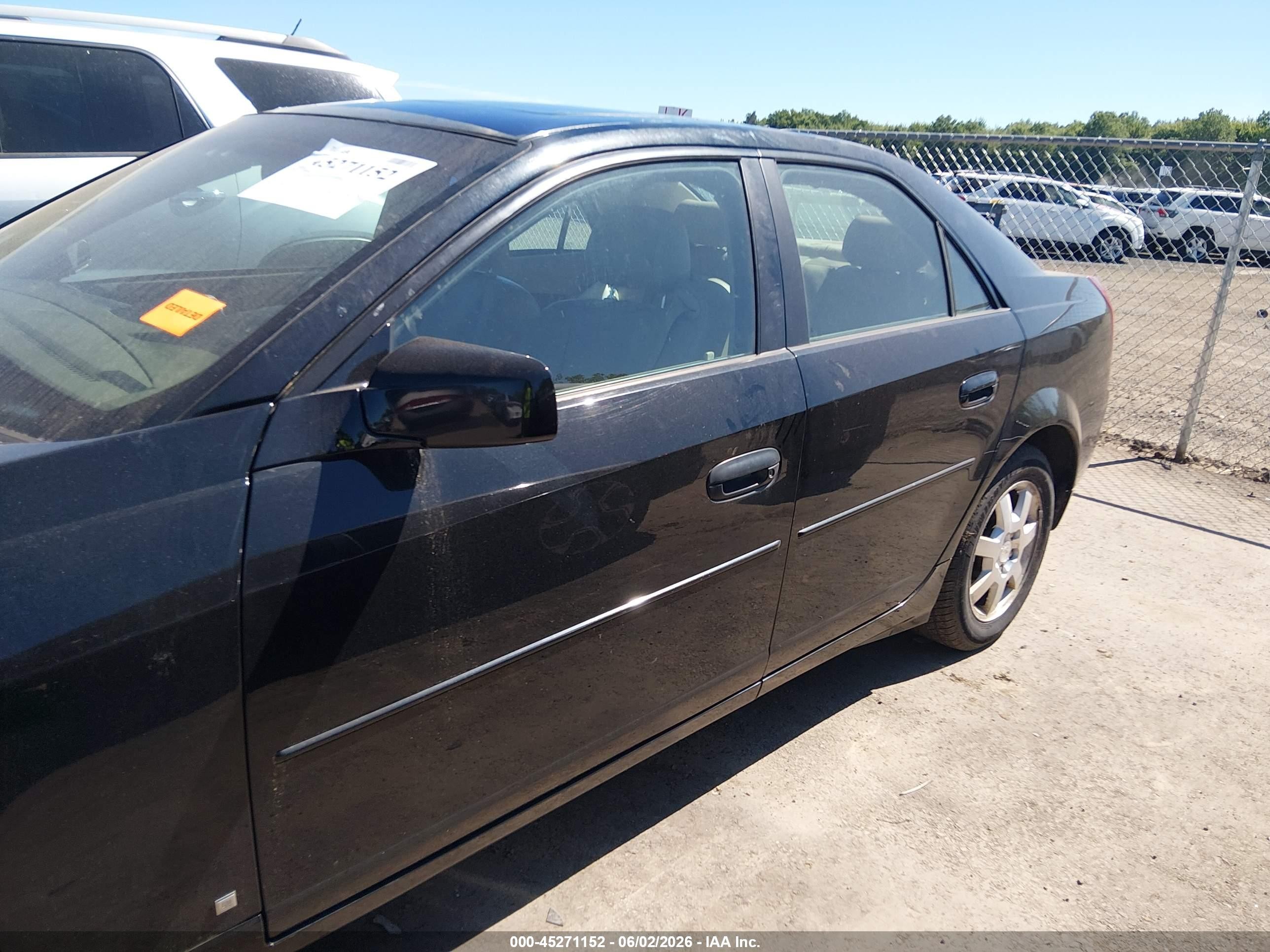 2007 Cadillac Cts Standard Black vin: 1G6DP577970165555