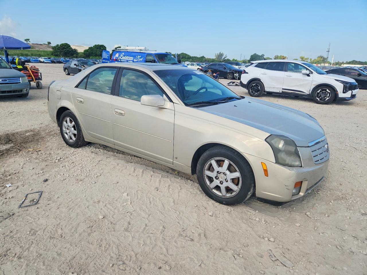 2007 Cadillac Cts Hi Feature V6 Beige vin: 1G6DP577970168794
