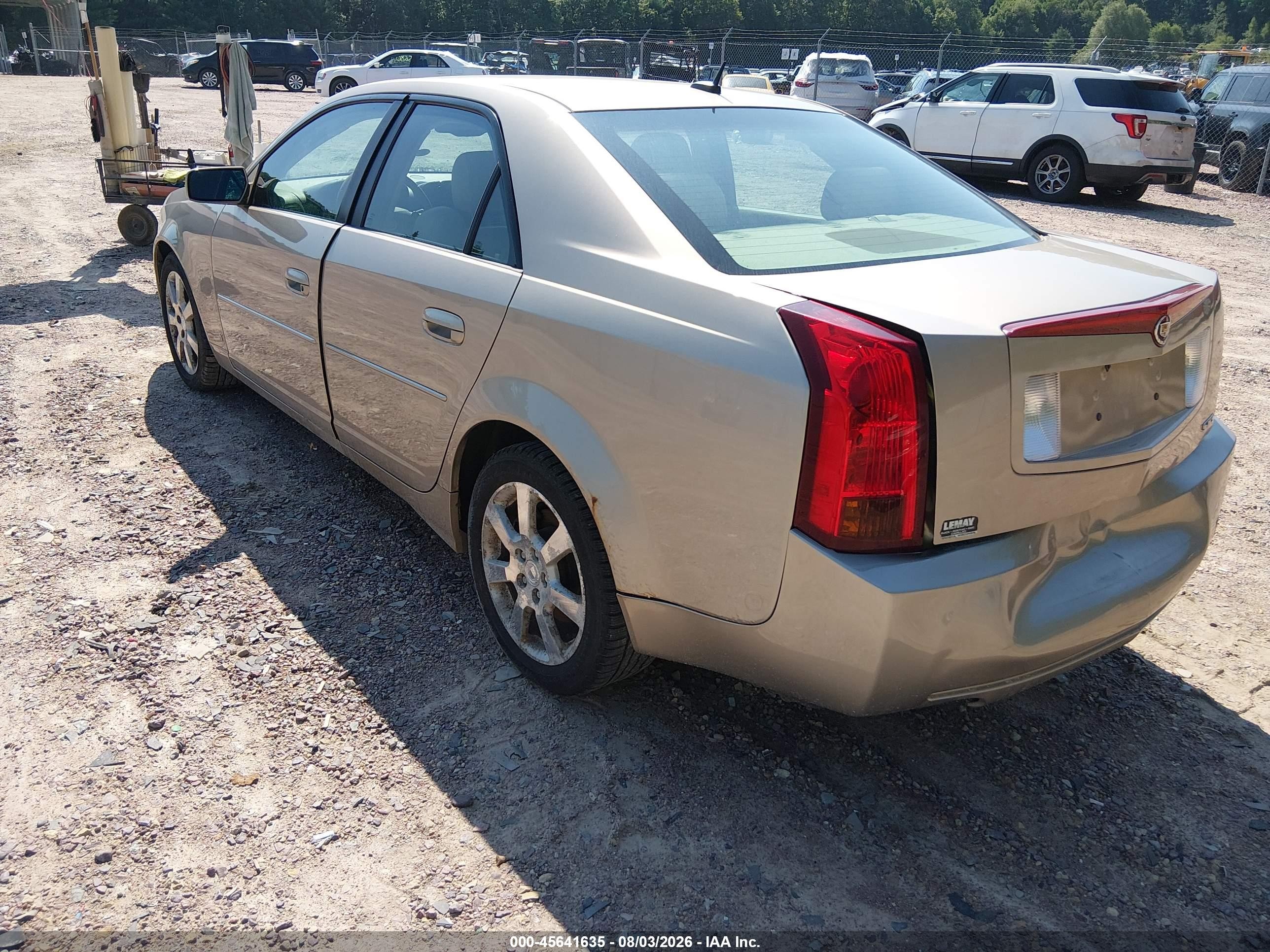 2006 Cadillac Cts Base W/1sb Beige vin: 1G6DP577N60143773