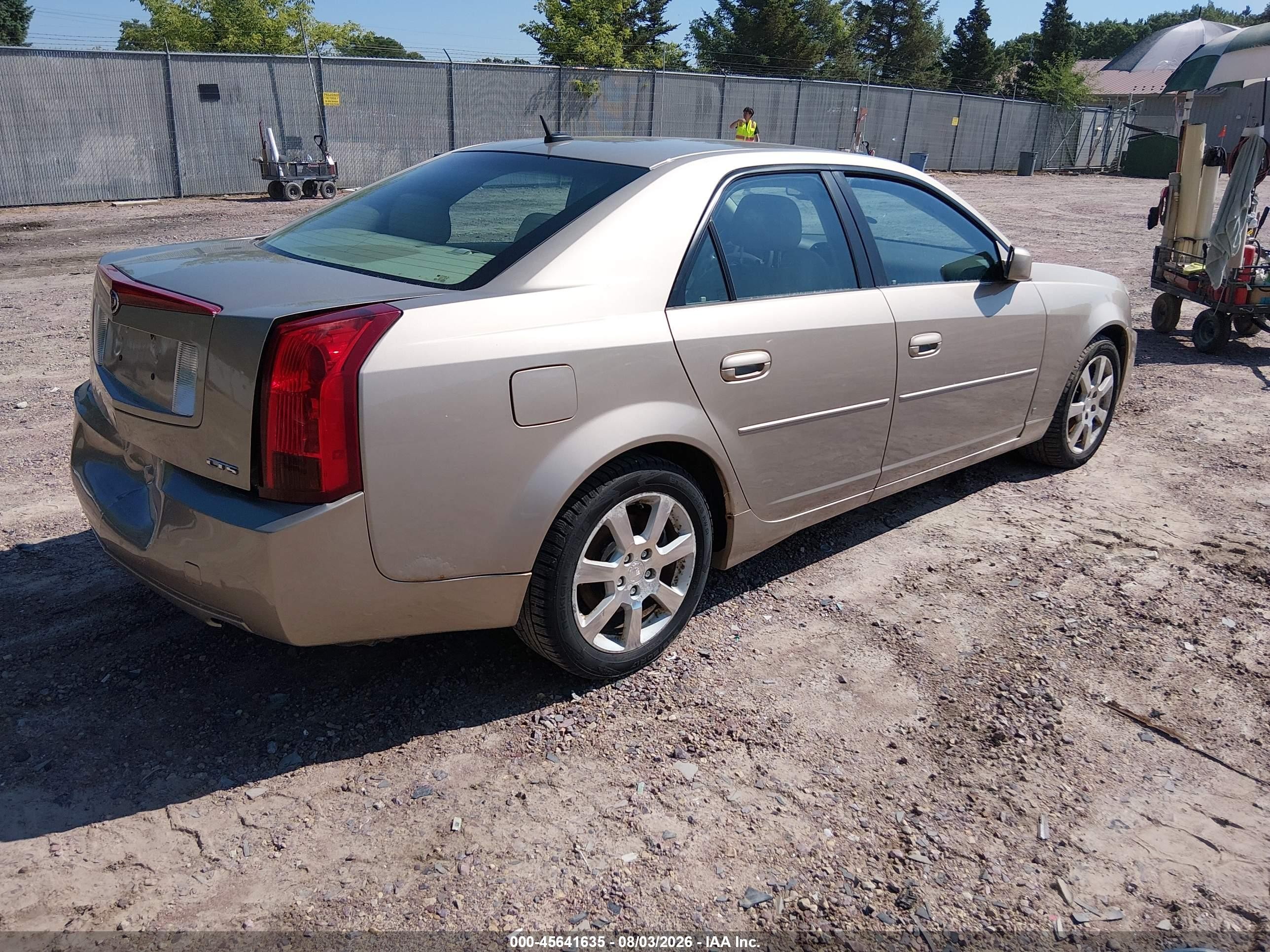 2006 Cadillac Cts Base W/1sb Beige vin: 1G6DP577N60143773