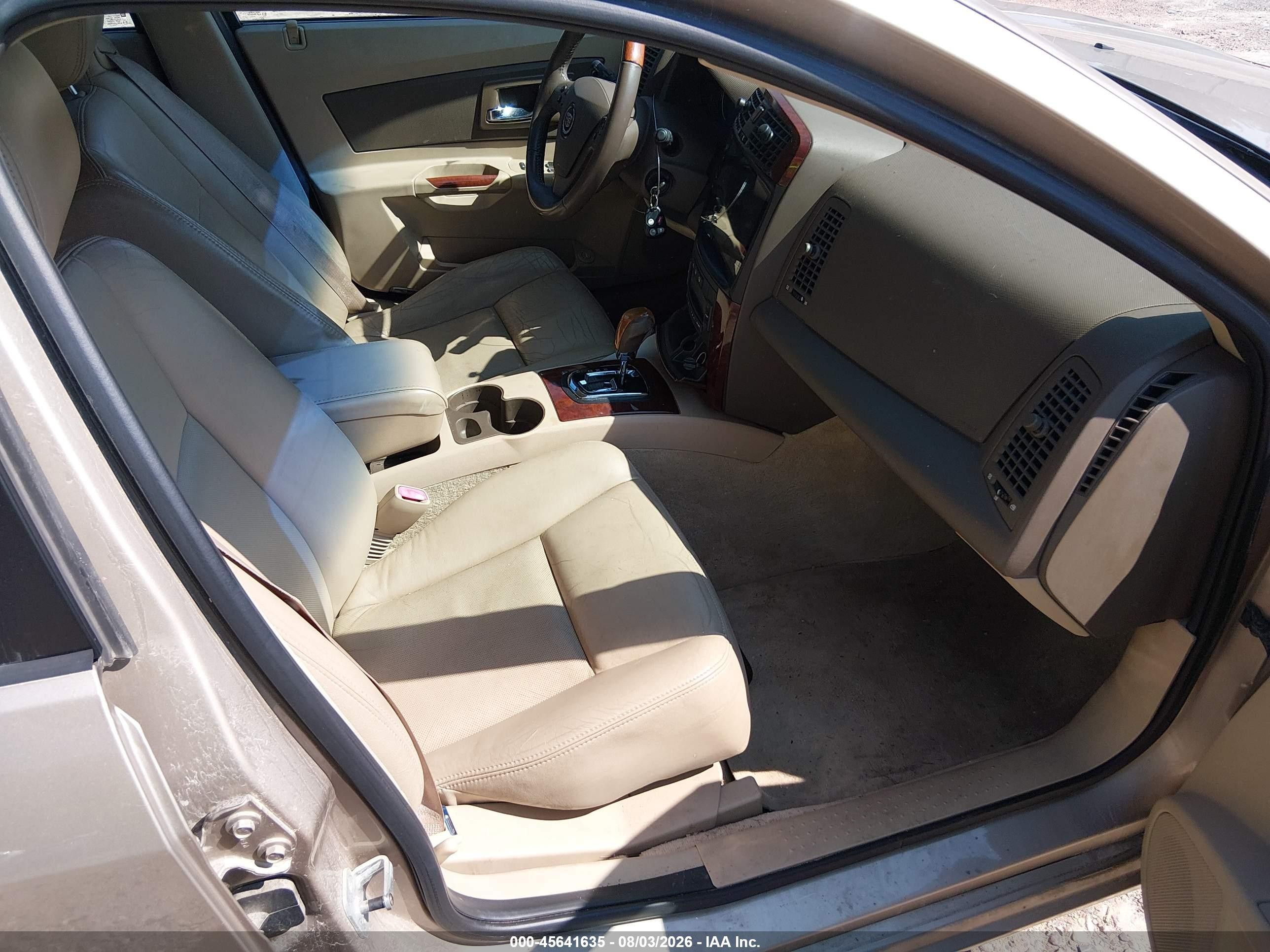 2006 Cadillac Cts Base W/1sb Beige vin: 1G6DP577N60143773
