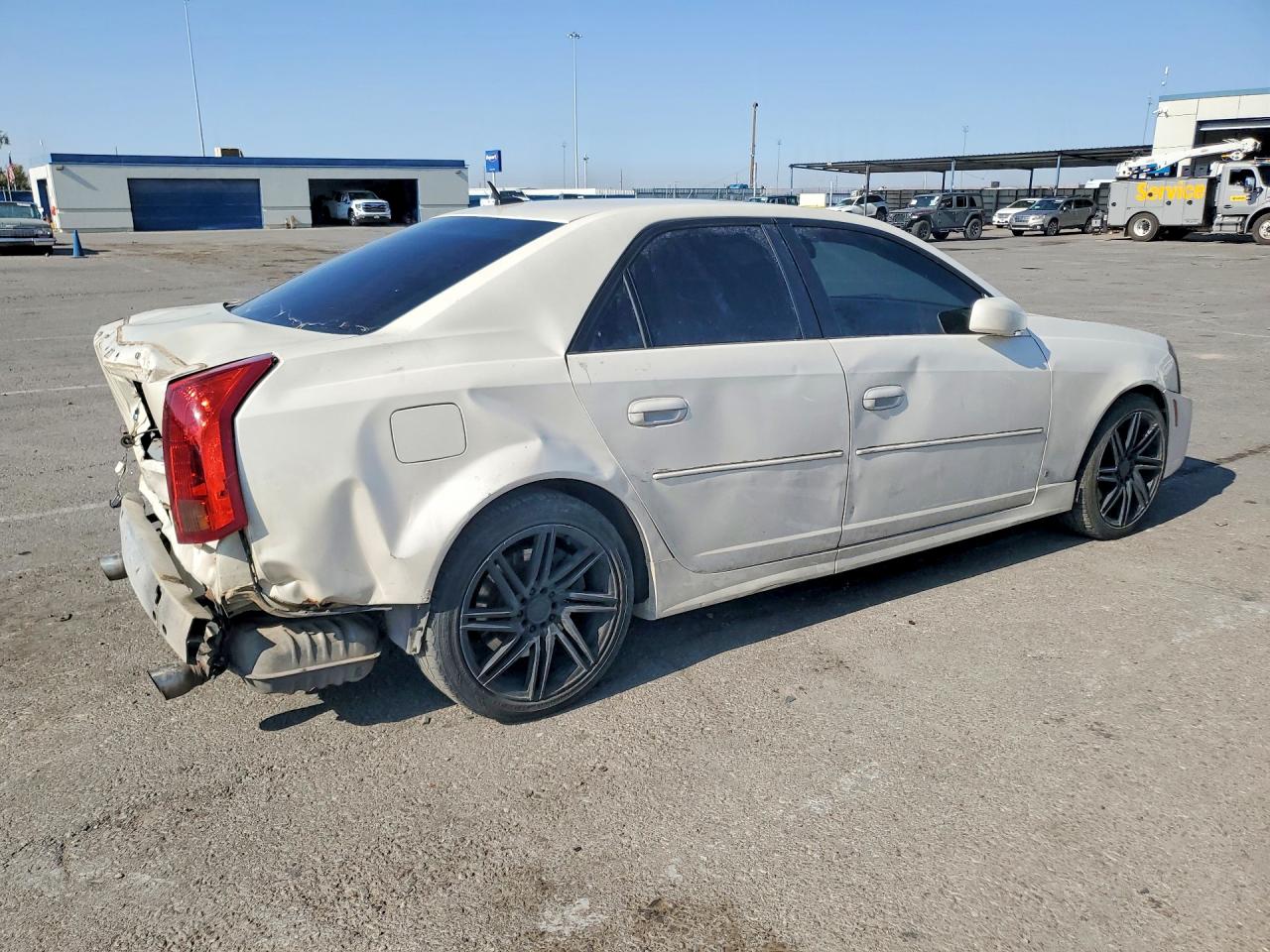 2006 Cadillac Cts Hi Feature V6 White vin: 1G6DP577X60180869