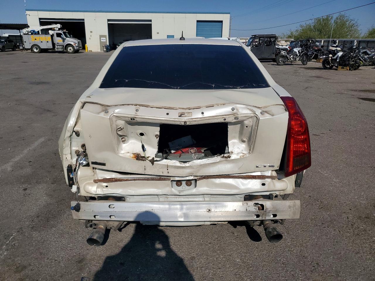 2006 Cadillac Cts Hi Feature V6 White vin: 1G6DP577X60180869