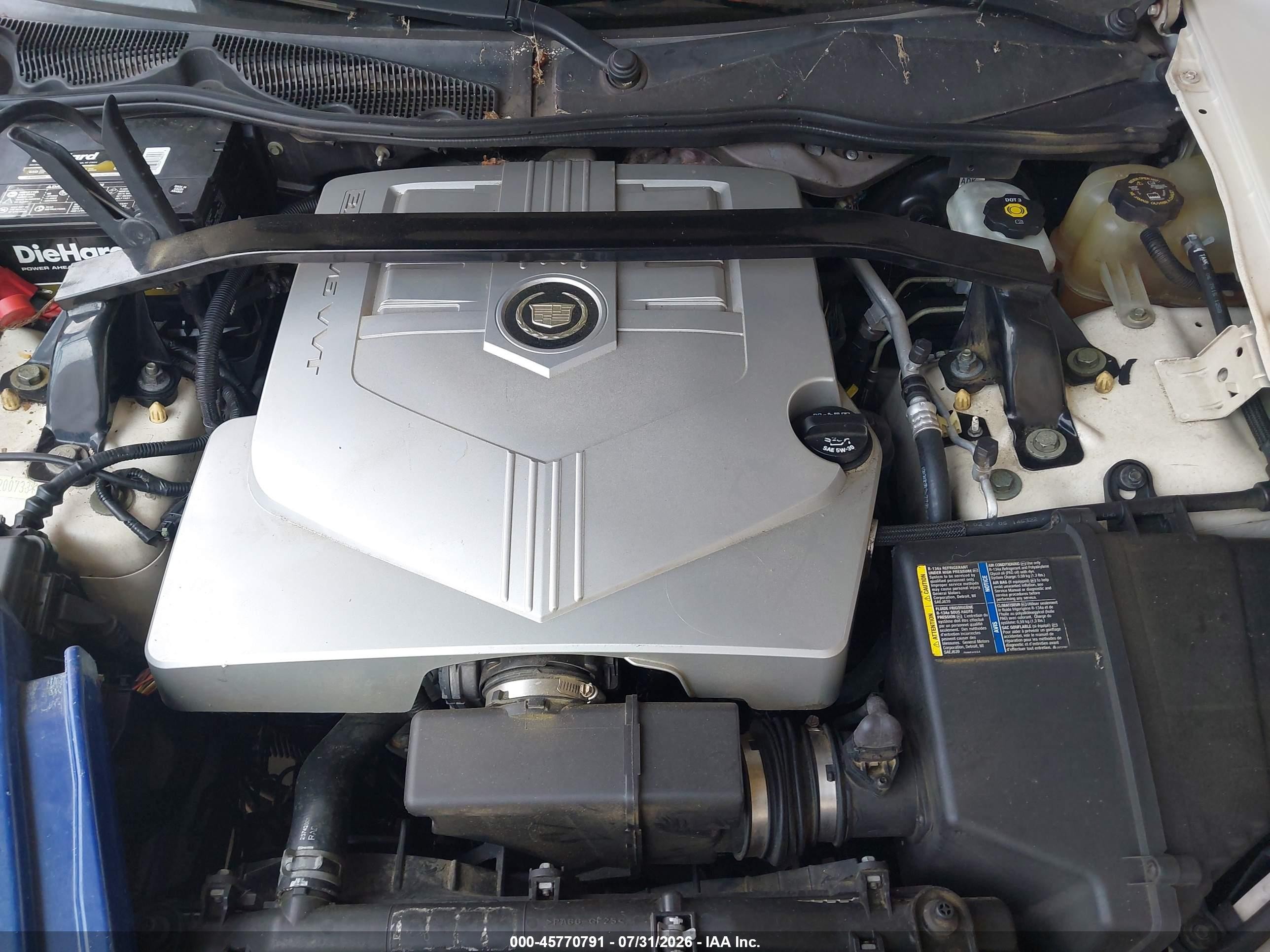 2006 Cadillac Cts Base W/1sb Cream vin: 1G6DP577X60200733