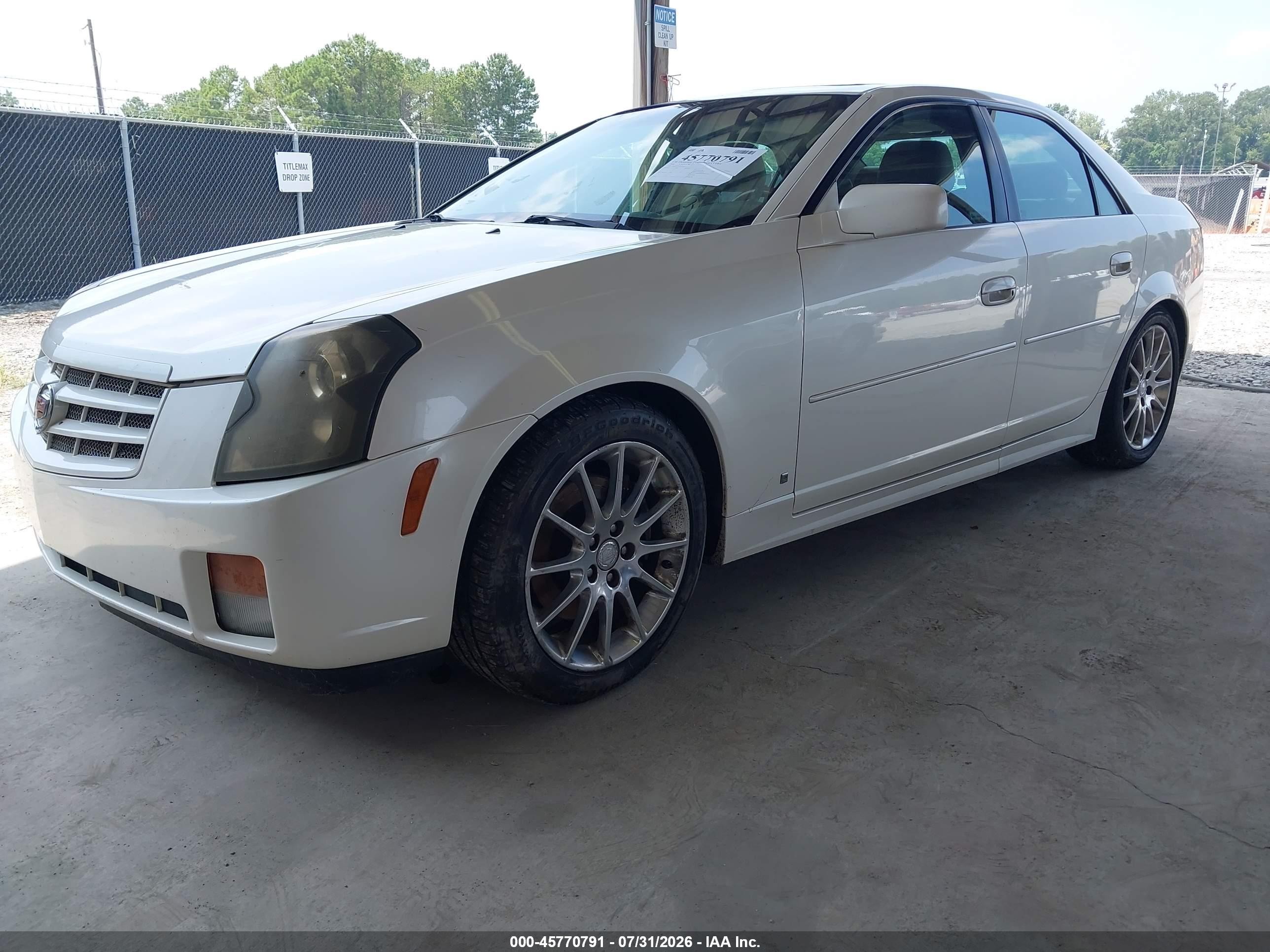 2006 Cadillac Cts Base W/1sb Cream vin: 1G6DP577X60200733
