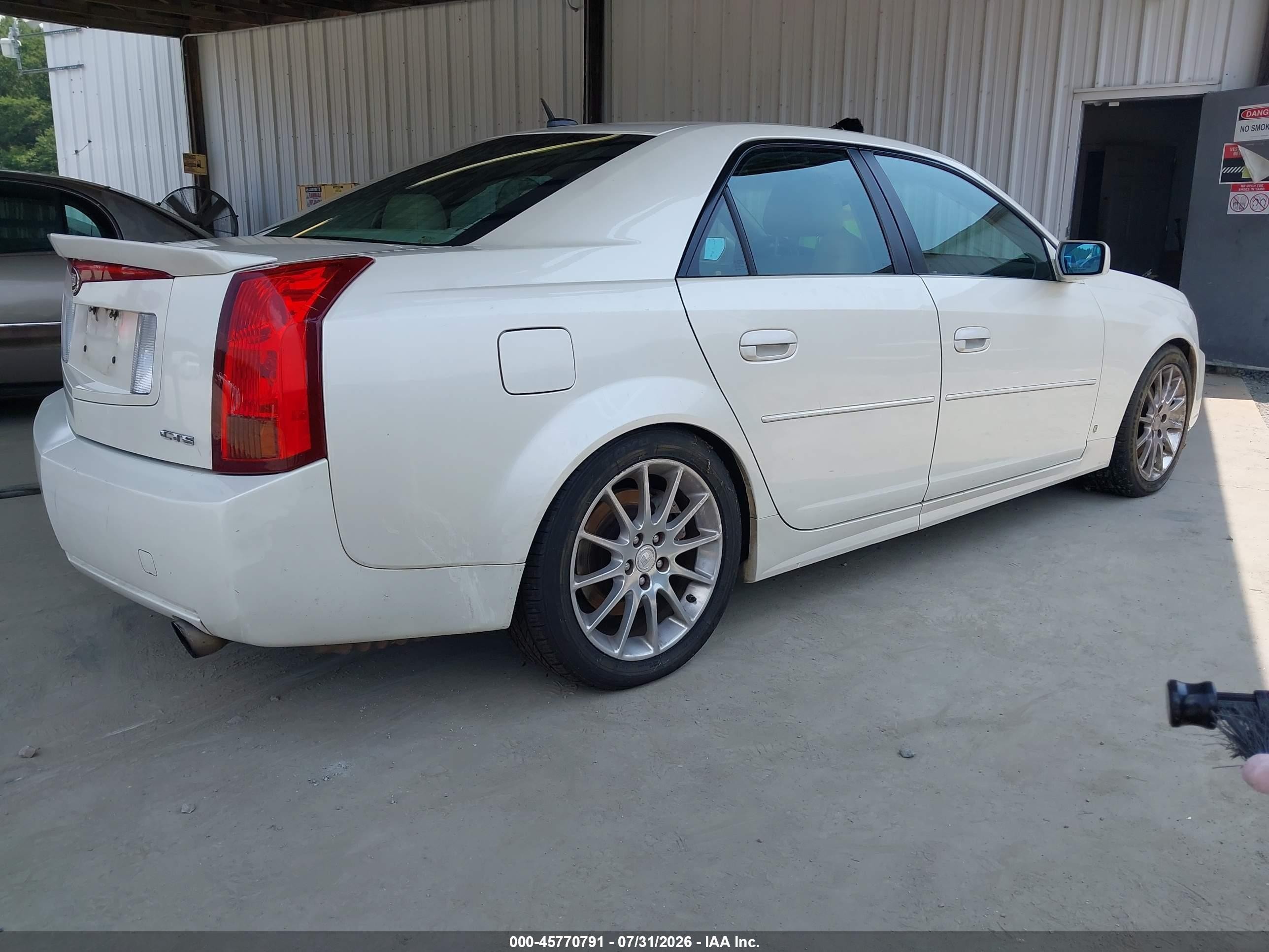 2006 Cadillac Cts Base W/1sb Cream vin: 1G6DP577X60200733