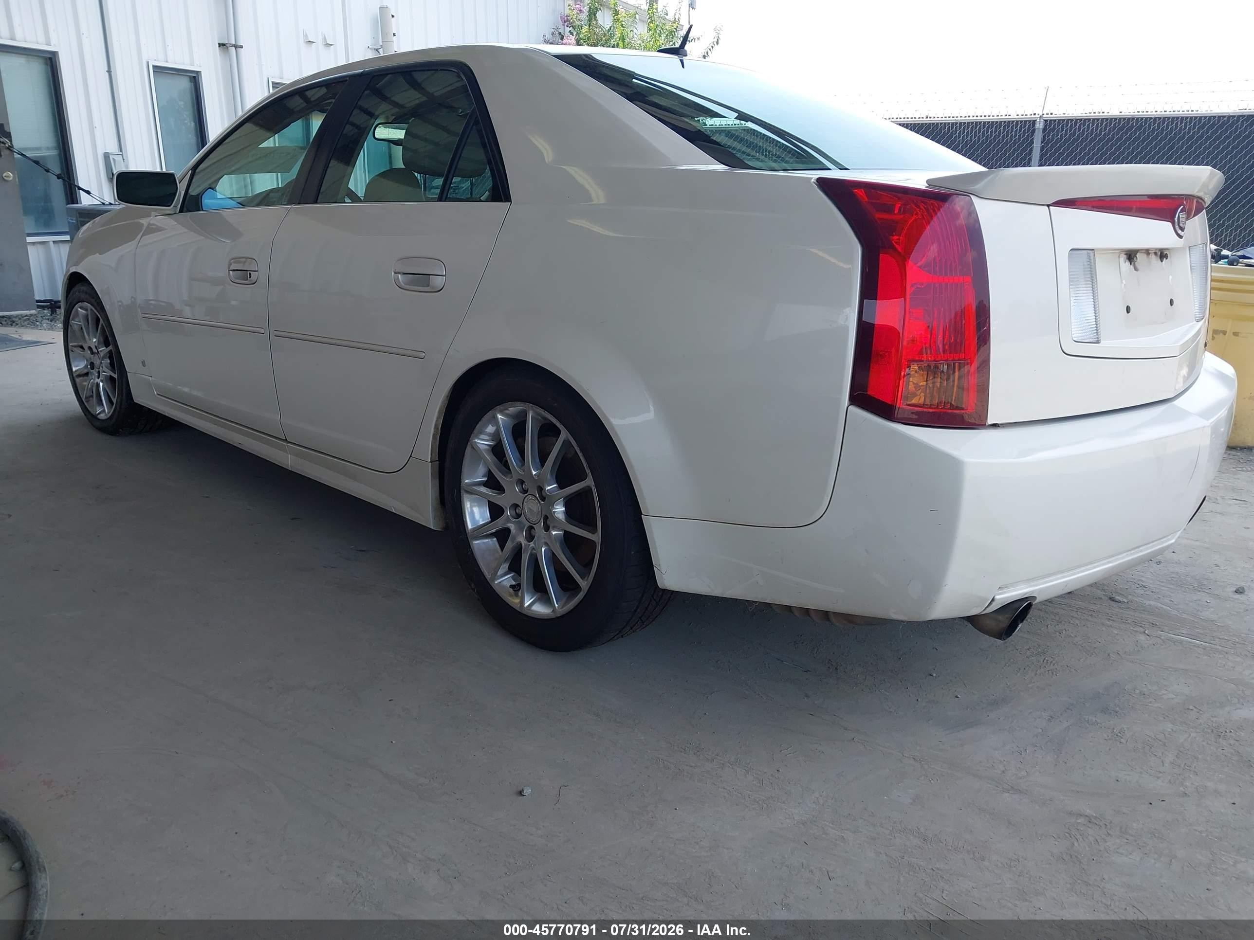 2006 Cadillac Cts Base W/1sb Cream vin: 1G6DP577X60200733