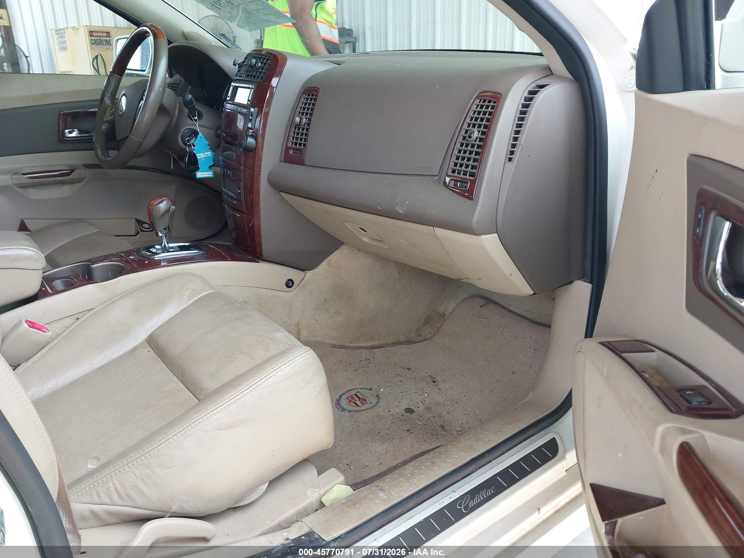 2006 Cadillac Cts Base W/1sb Cream vin: 1G6DP577X60200733