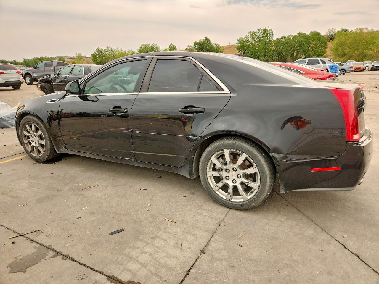 2008 Cadillac Cts Hi Feature V6 Black vin: 1G6DP57V280107786
