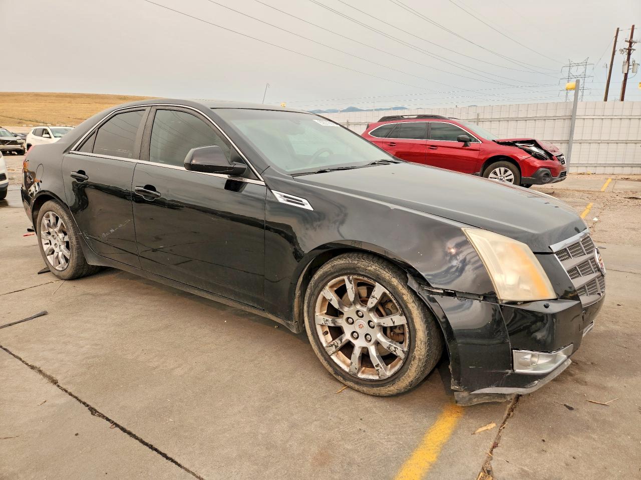 2008 Cadillac Cts Hi Feature V6 Black vin: 1G6DP57V280107786
