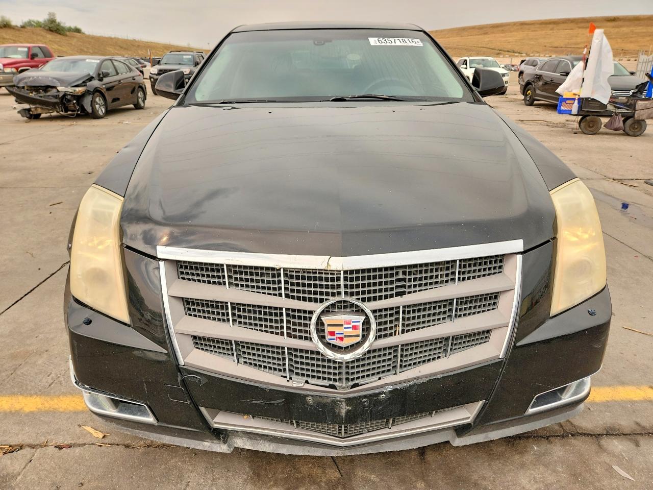 2008 Cadillac Cts Hi Feature V6 Black vin: 1G6DP57V280107786
