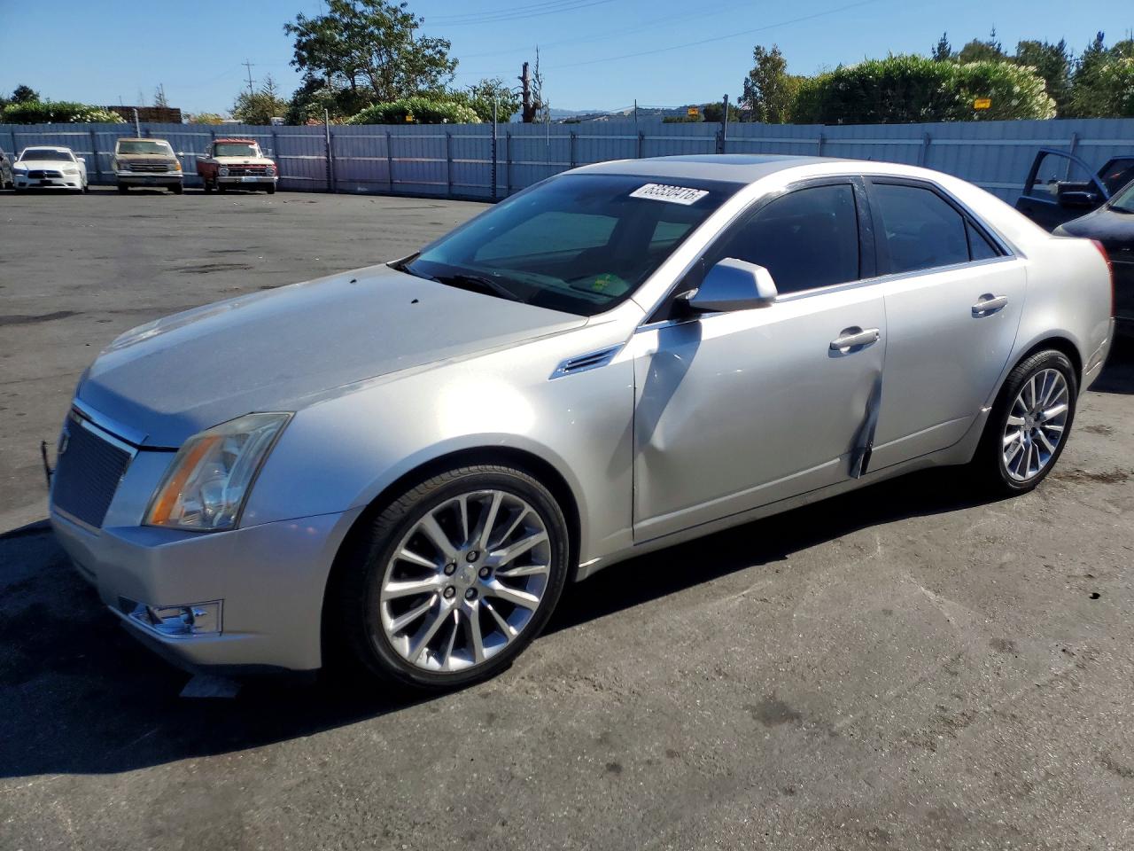2008 Cadillac Cts Hi Feature V6 Silver vin: 1G6DP57V380108039