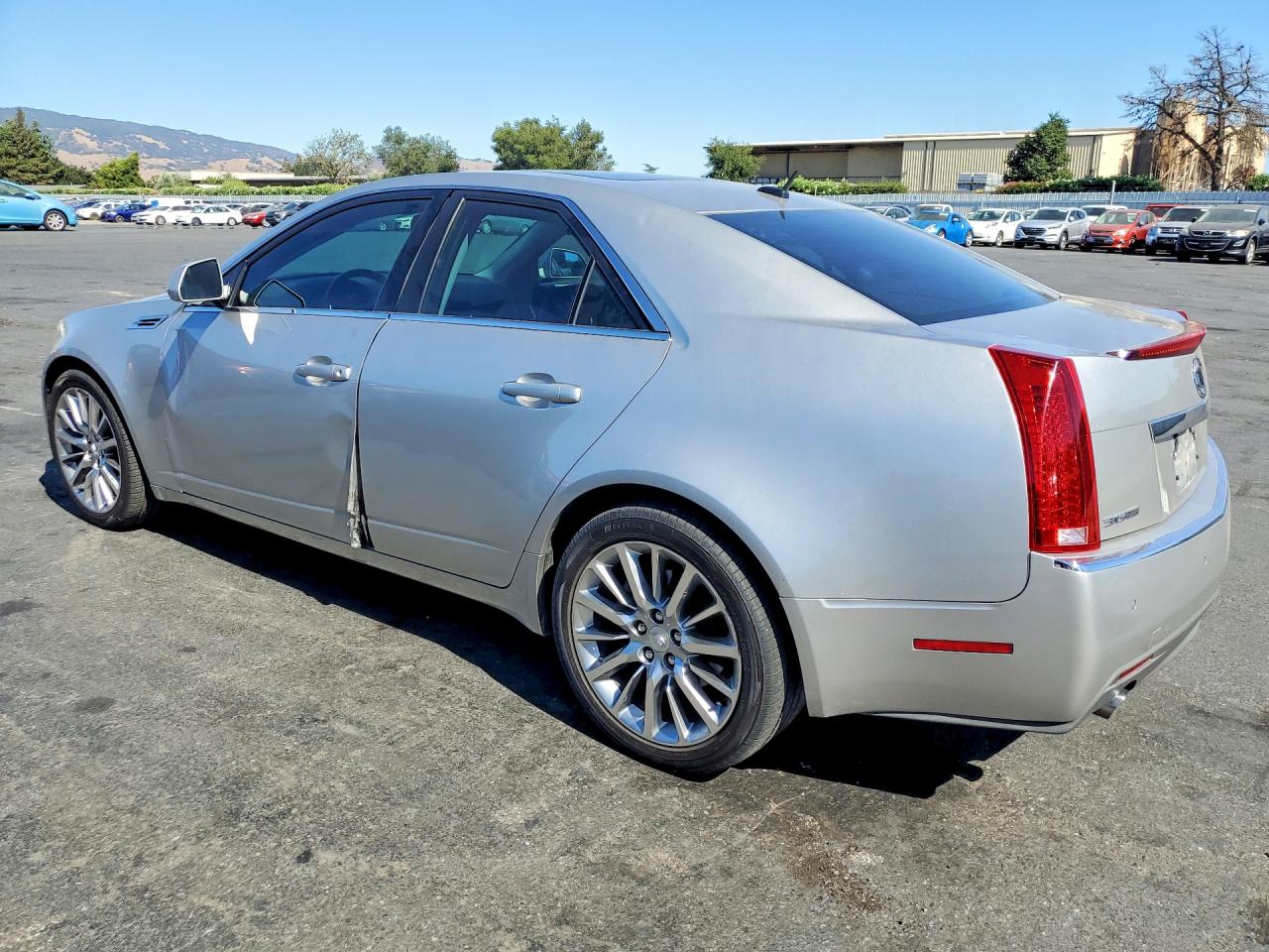 2008 Cadillac Cts Hi Feature V6 Silver vin: 1G6DP57V380108039