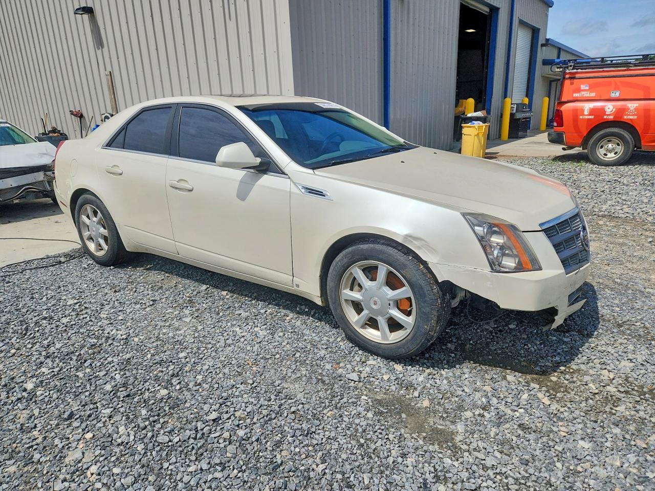 2008 Cadillac Cts Hi Feature V6 Белый vin: 1G6DP57V480124573