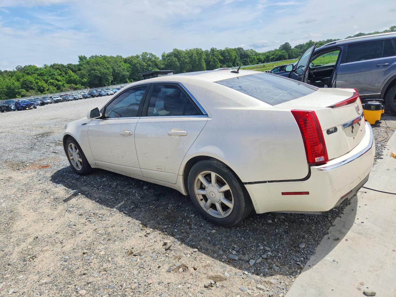 2008 Cadillac Cts Hi Feature V6 Белый vin: 1G6DP57V480124573