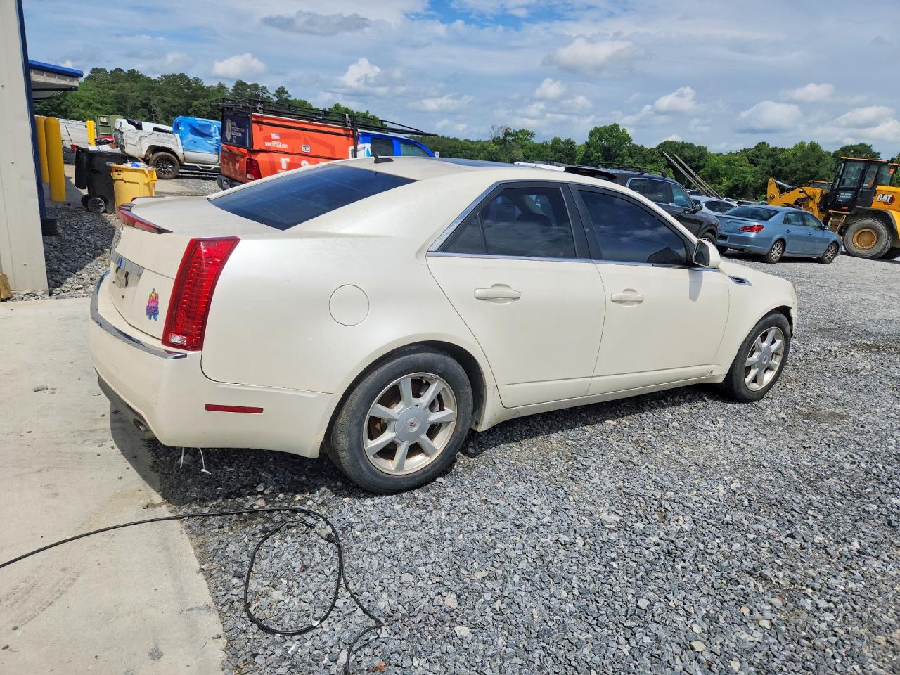 2008 Cadillac Cts Hi Feature V6 Белый vin: 1G6DP57V480124573