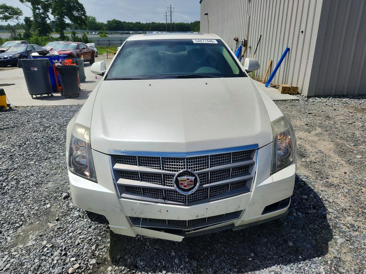 2008 Cadillac Cts Hi Feature V6 Белый vin: 1G6DP57V480124573