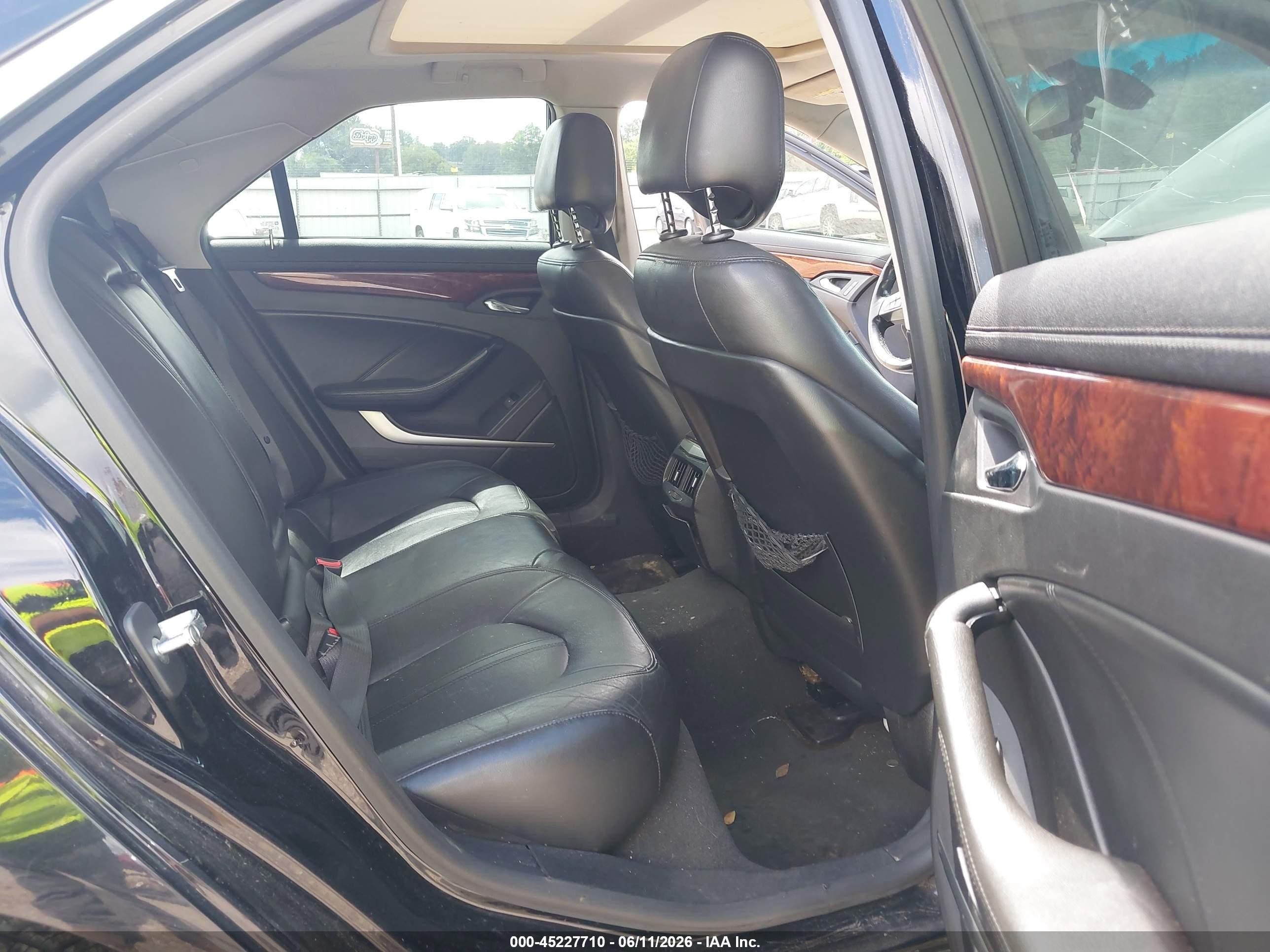 2008 Cadillac Cts Standard Black vin: 1G6DP57V680106740