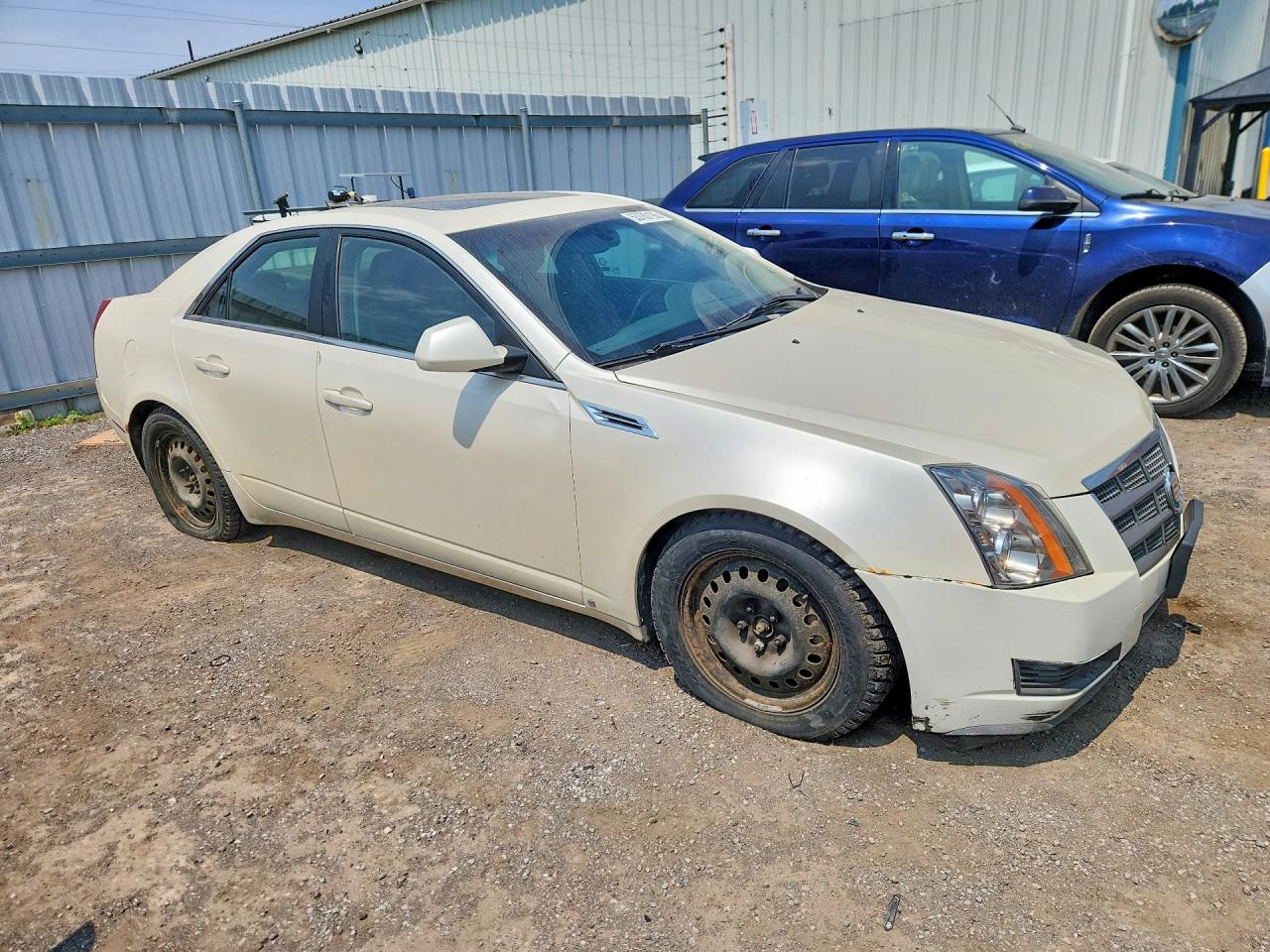 2008 Cadillac Cts Hi Feature V6 White vin: 1G6DP57VX80112525