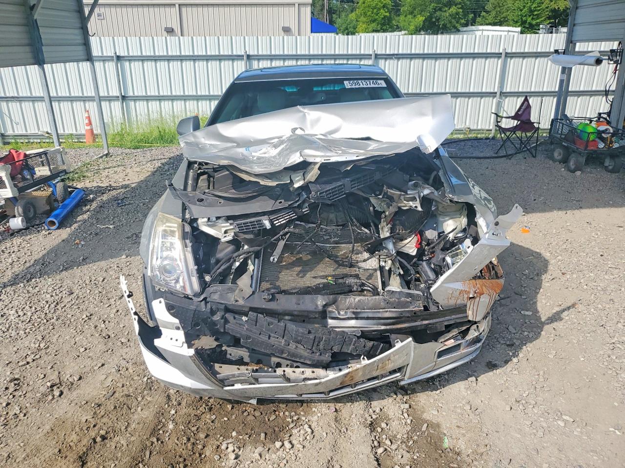 2012 Cadillac Cts Premium Collection Silver vin: 1G6DP5E30C0141946