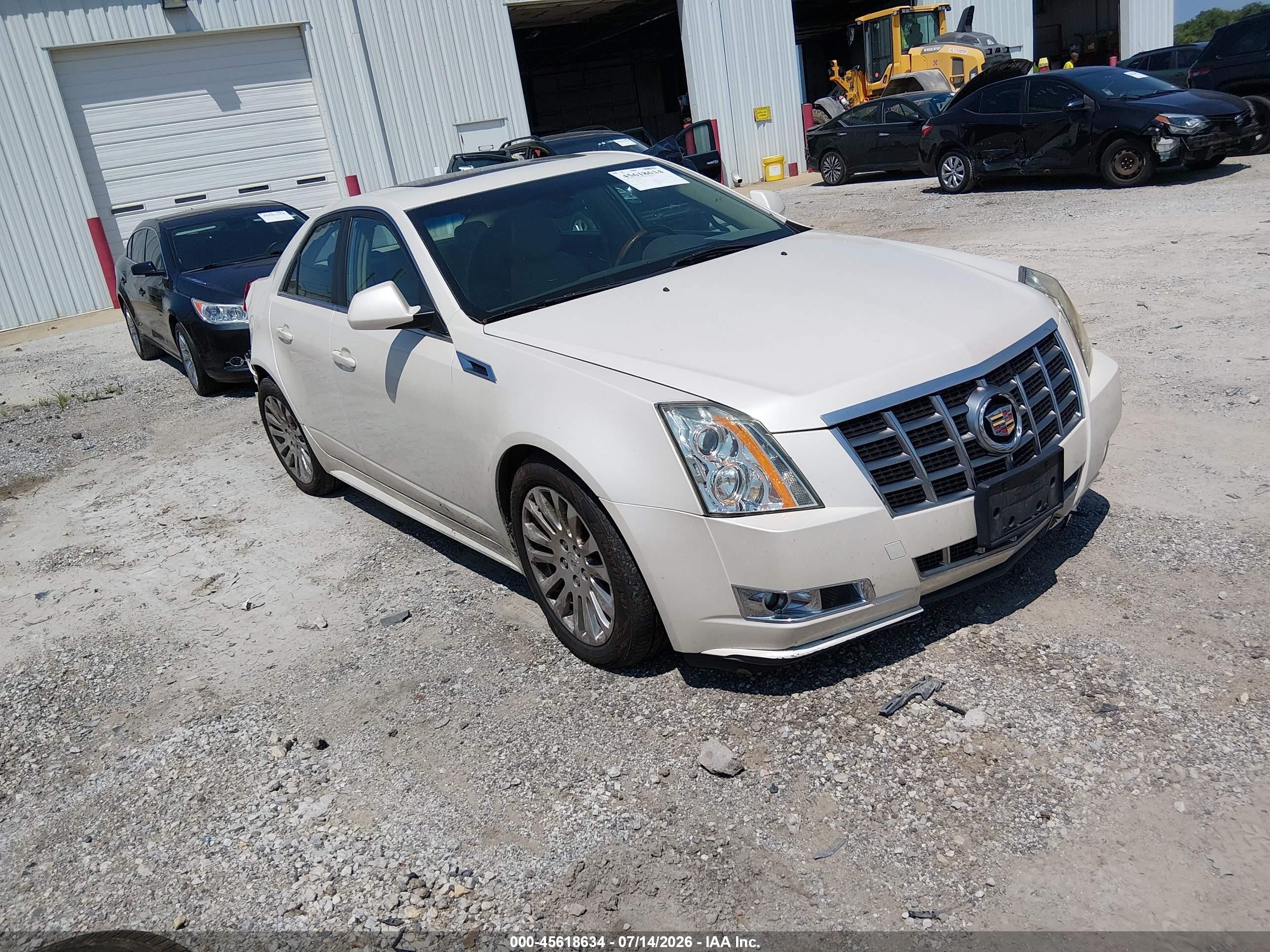 2012 Cadillac Cts Premium Белый vin: 1G6DP5E31C0149666