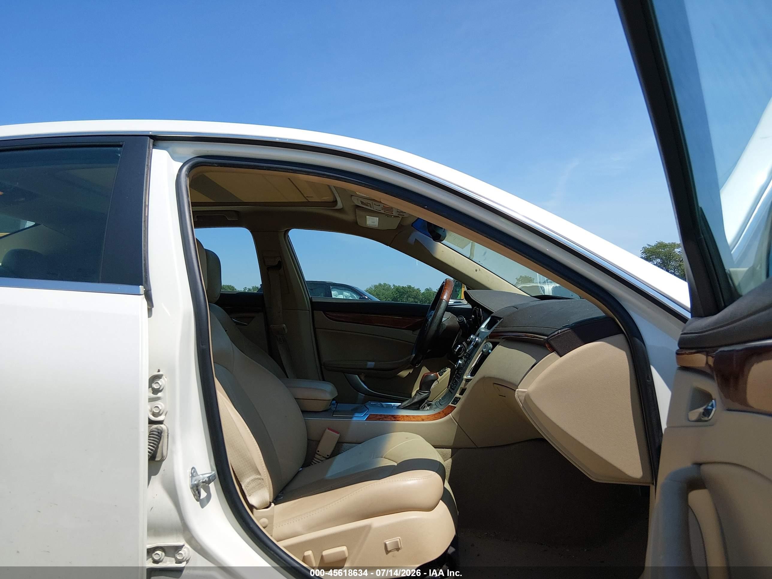 2012 Cadillac Cts Premium White vin: 1G6DP5E31C0149666