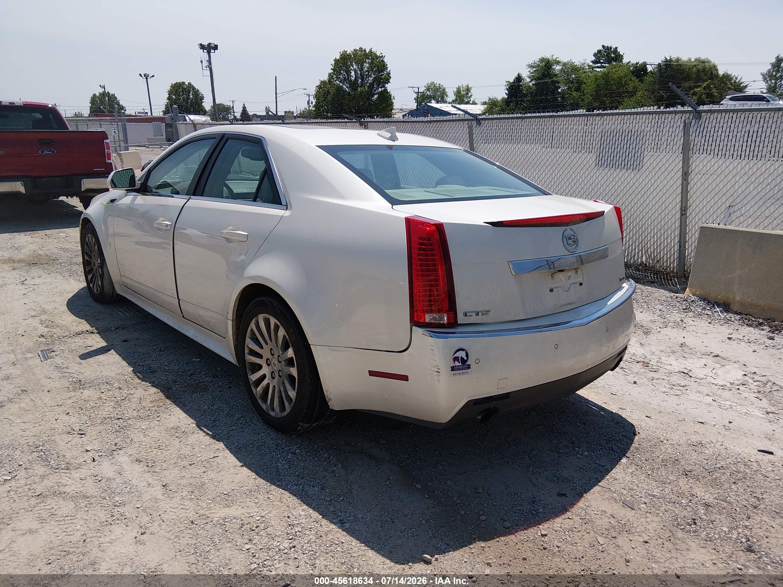 2012 Cadillac Cts Premium White vin: 1G6DP5E31C0149666