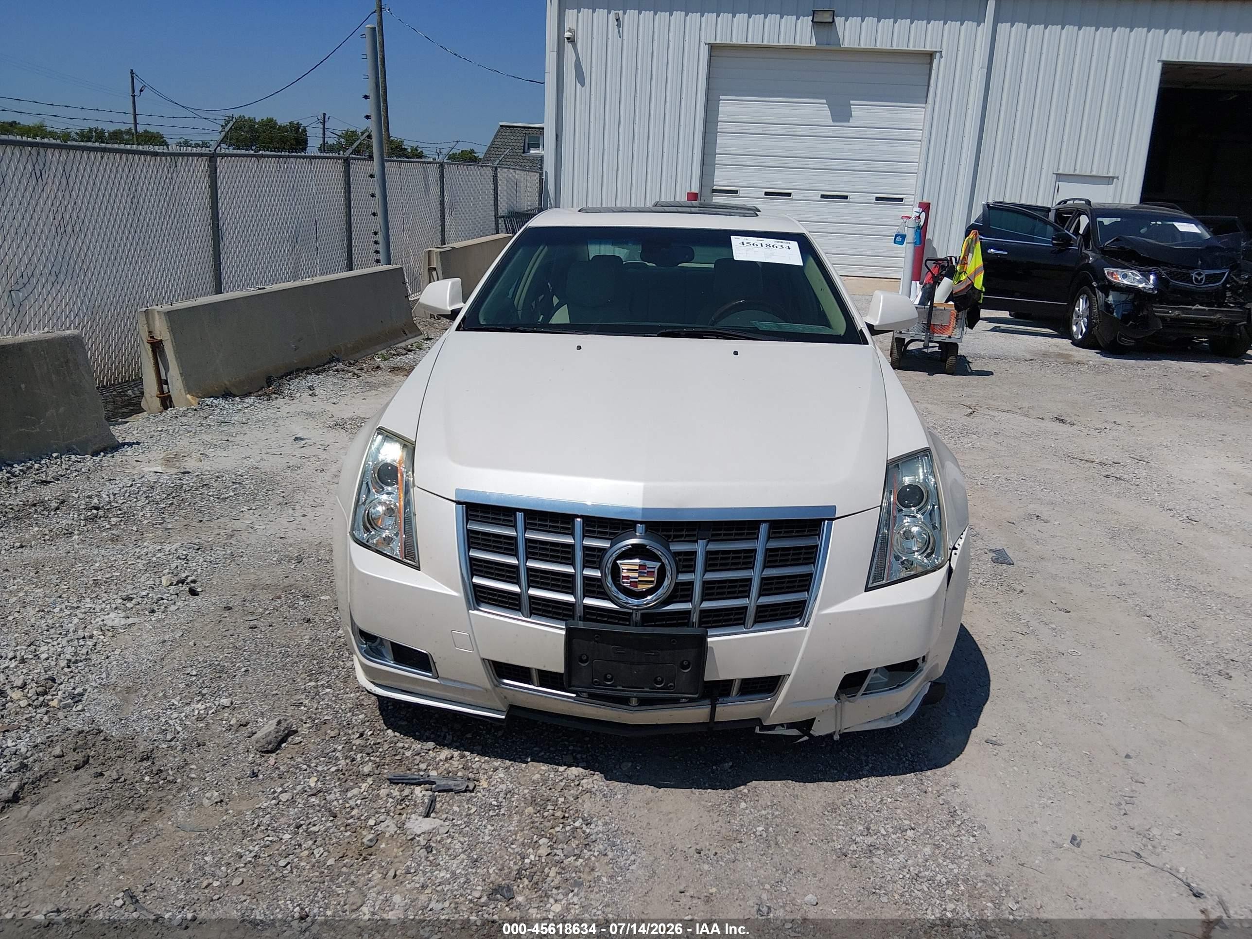 2012 Cadillac Cts Premium White vin: 1G6DP5E31C0149666