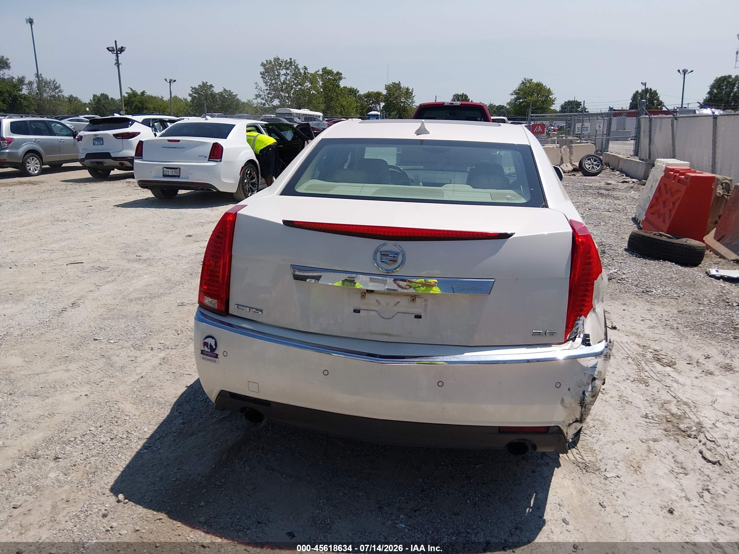2012 Cadillac Cts Premium White vin: 1G6DP5E31C0149666
