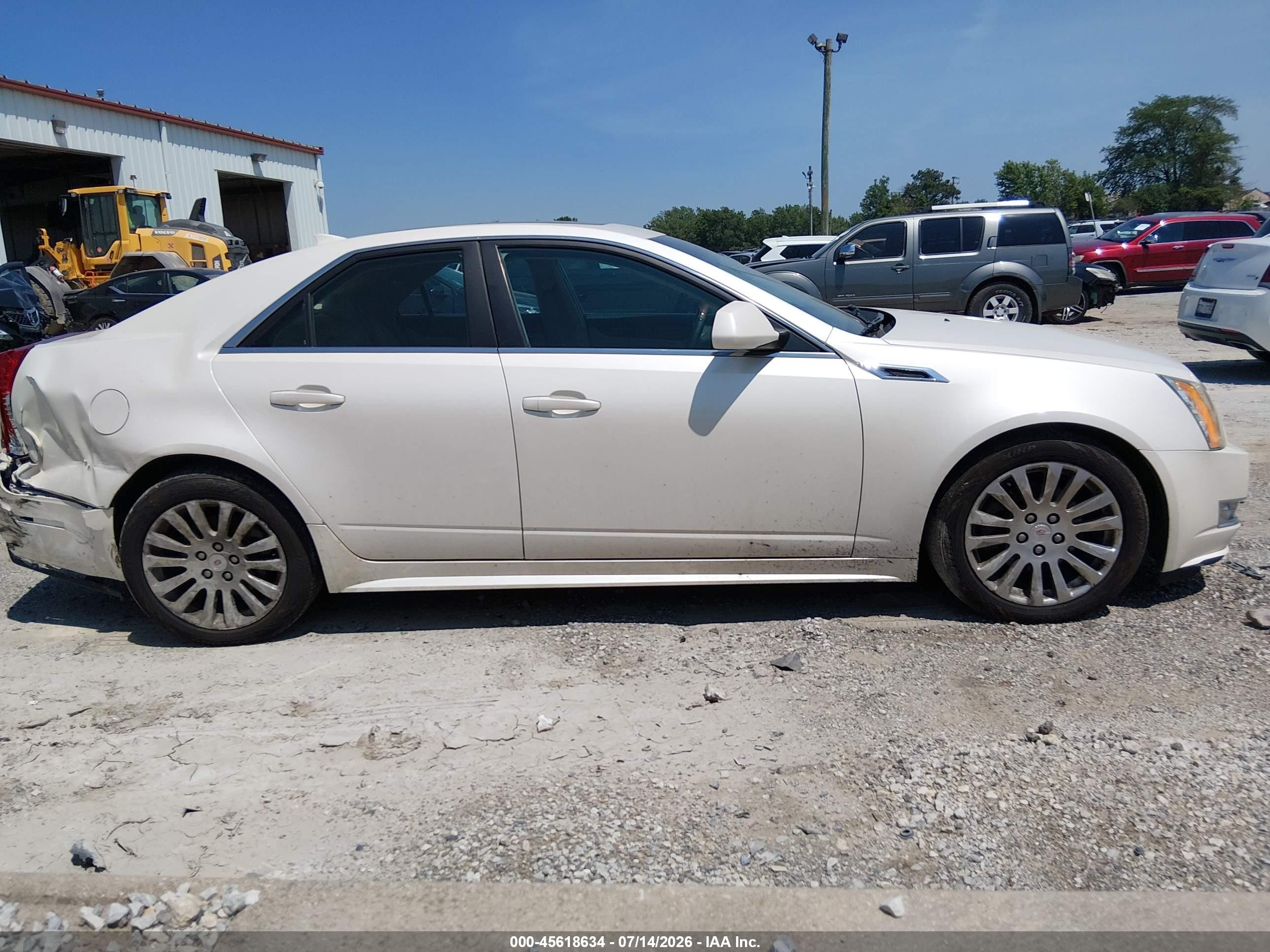 2012 Cadillac Cts Premium White vin: 1G6DP5E31C0149666